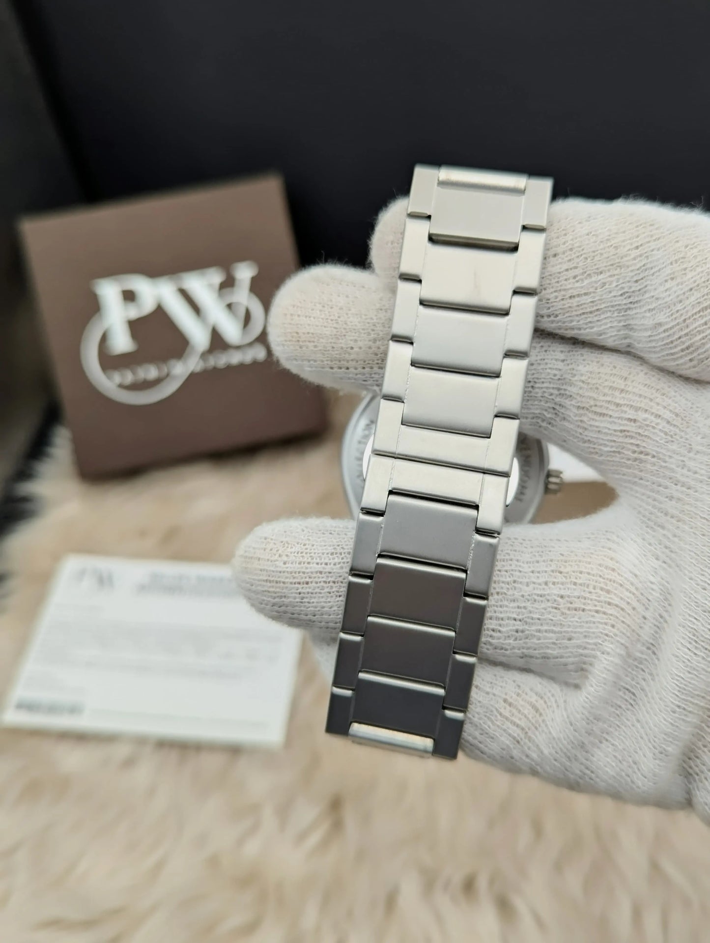 Black HB Stone Model Patni Watches
