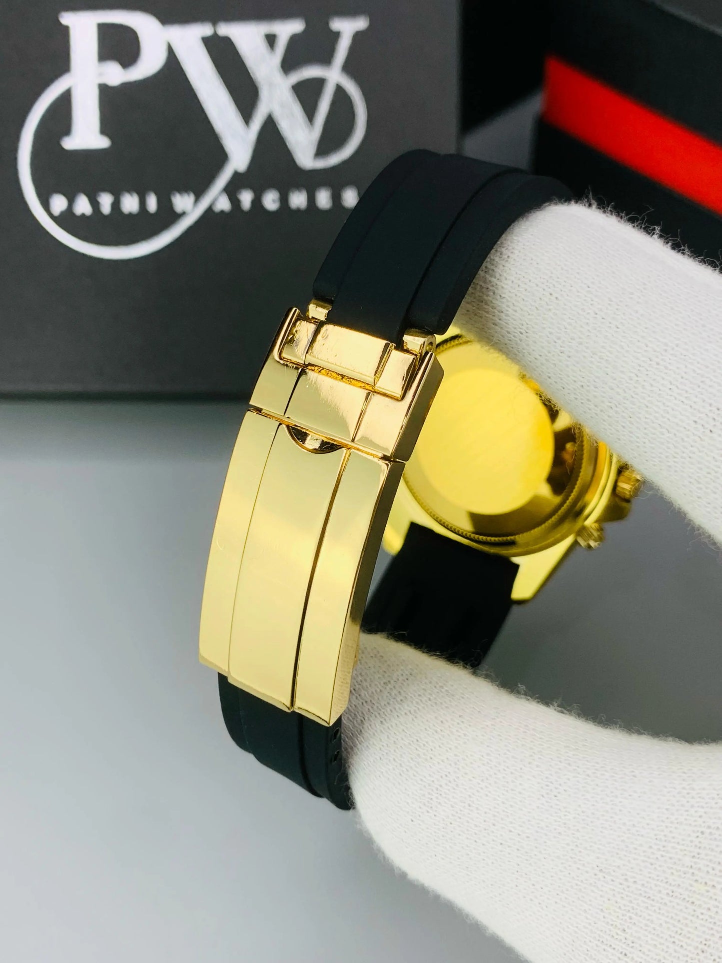 Daytona Stone Strap (Gold) Patni Watches