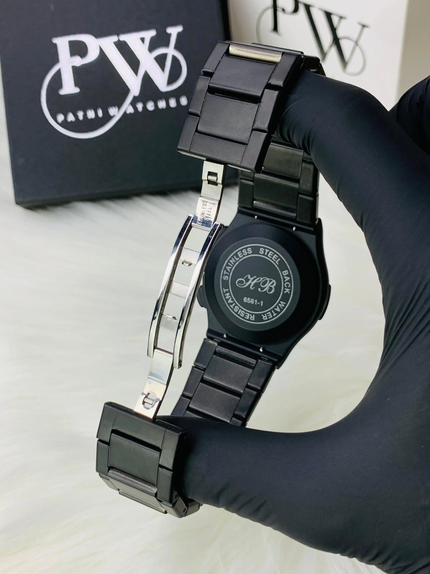HB Model (Black) Patni Watches