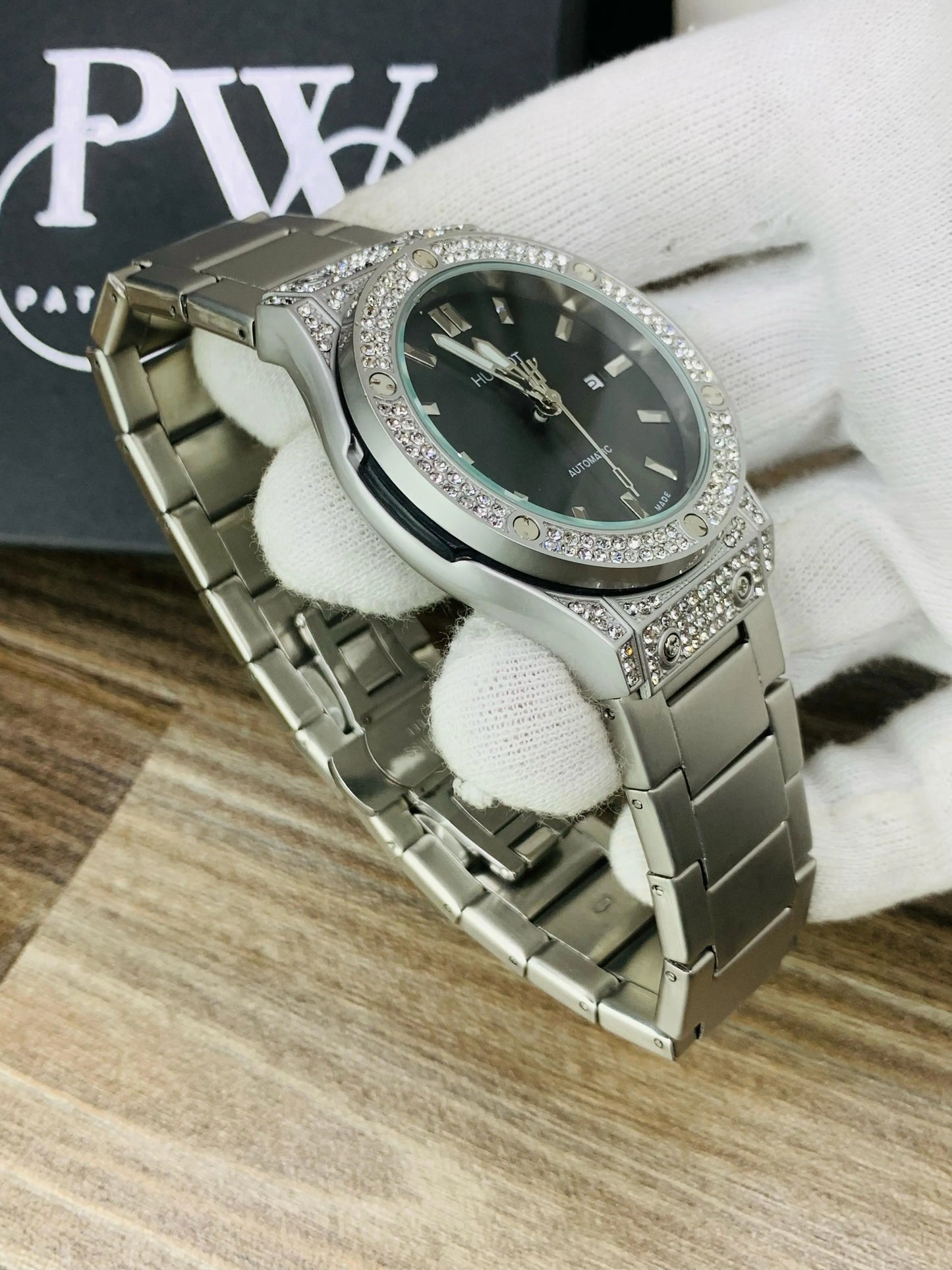 HB Stone Model (Black) Patni Watches