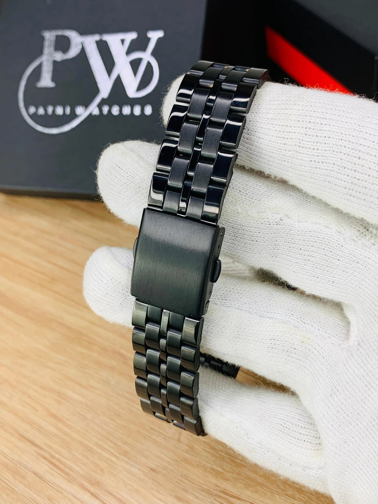 New Black Ring Model - Quartz Patni Watches