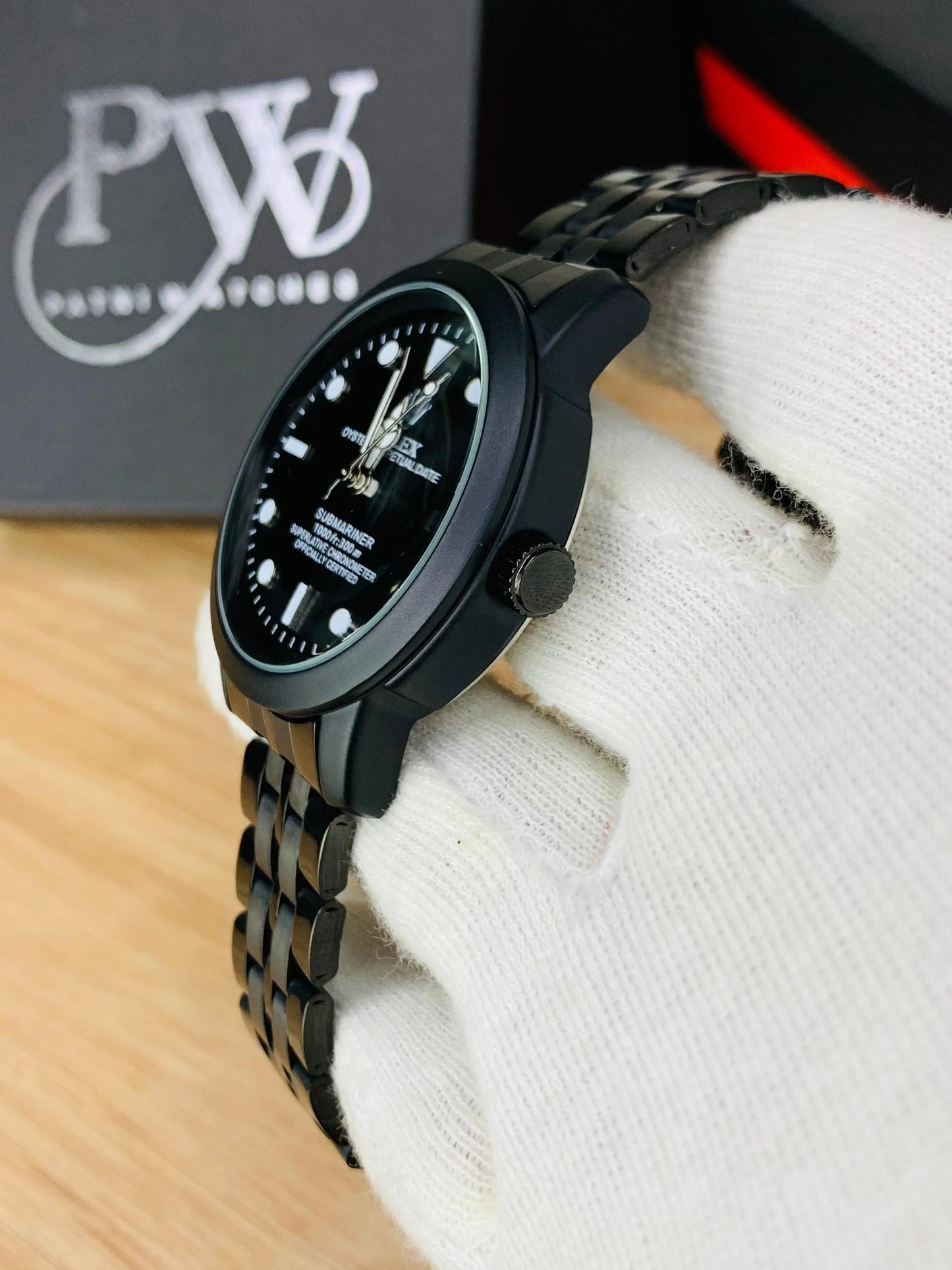 New Black Ring Model - Quartz Patni Watches