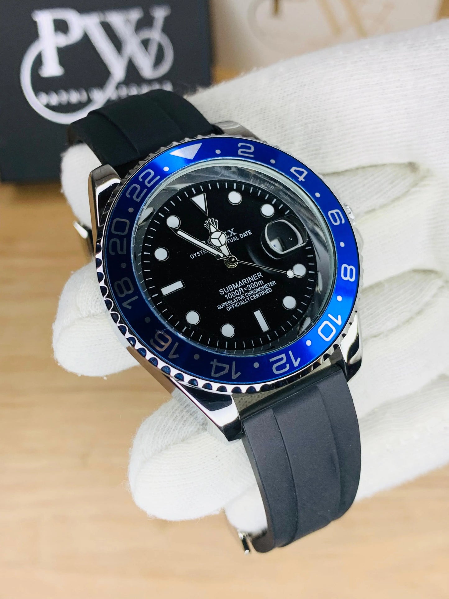 New GMT Model (Blue) Patni Watches