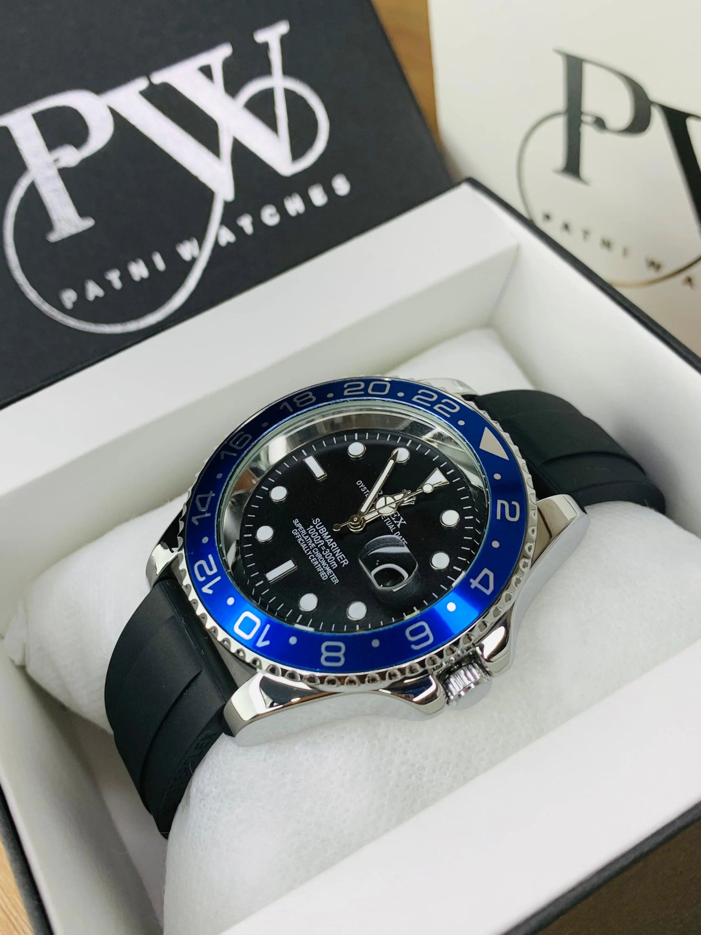 New GMT Model (Blue) Patni Watches