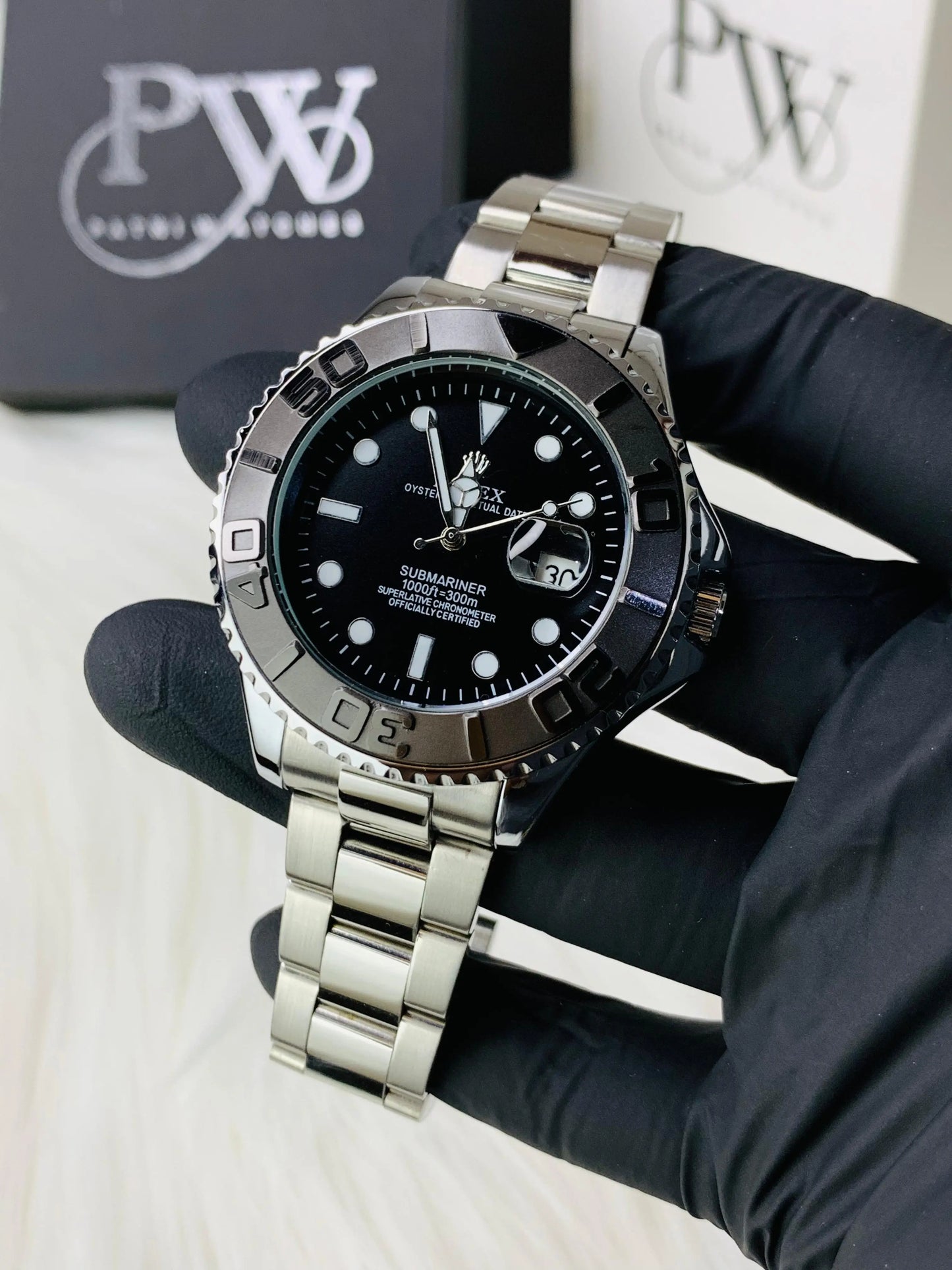 New YM Chain Silver Patni Watches