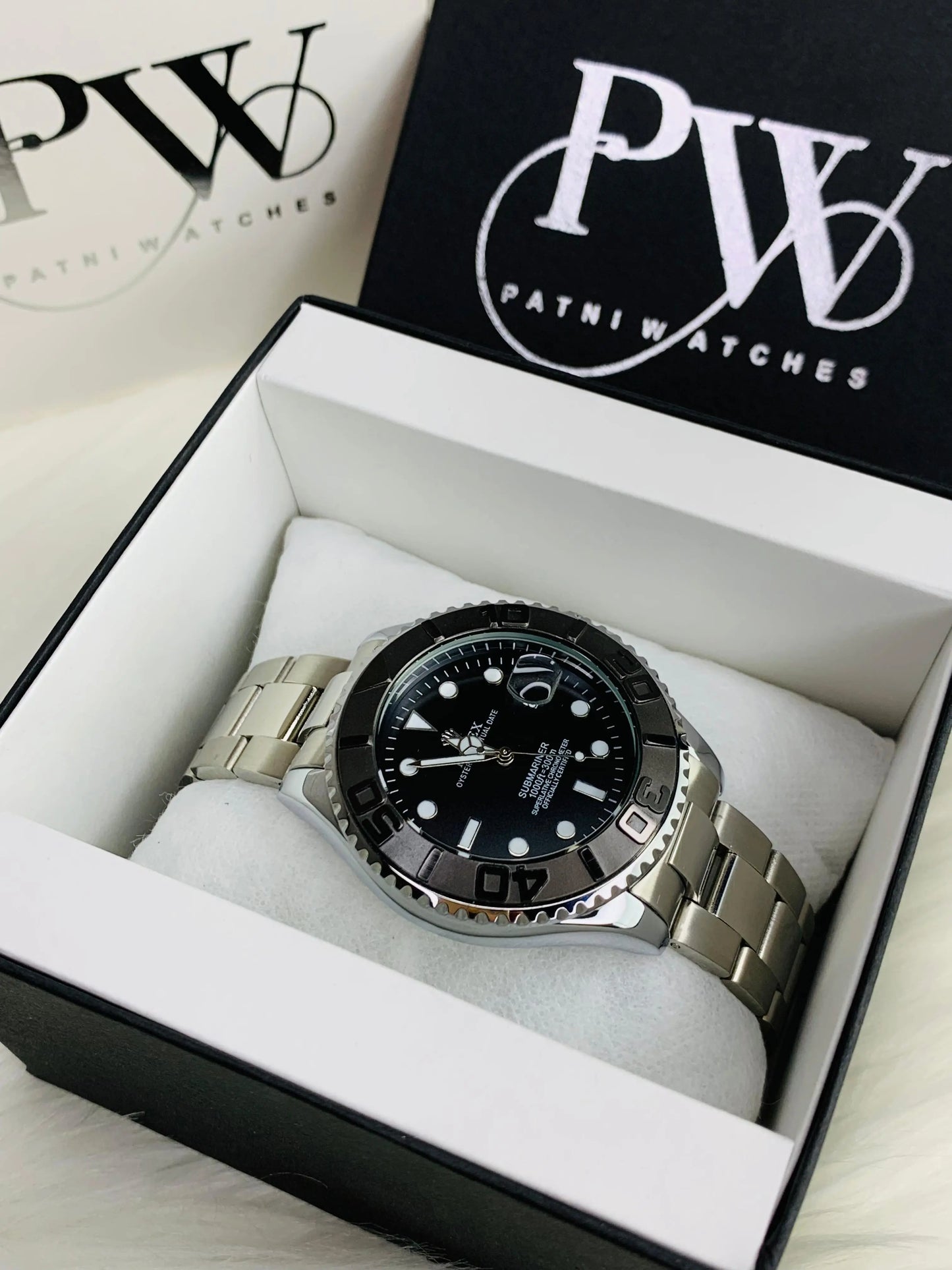 New YM Chain Silver Patni Watches
