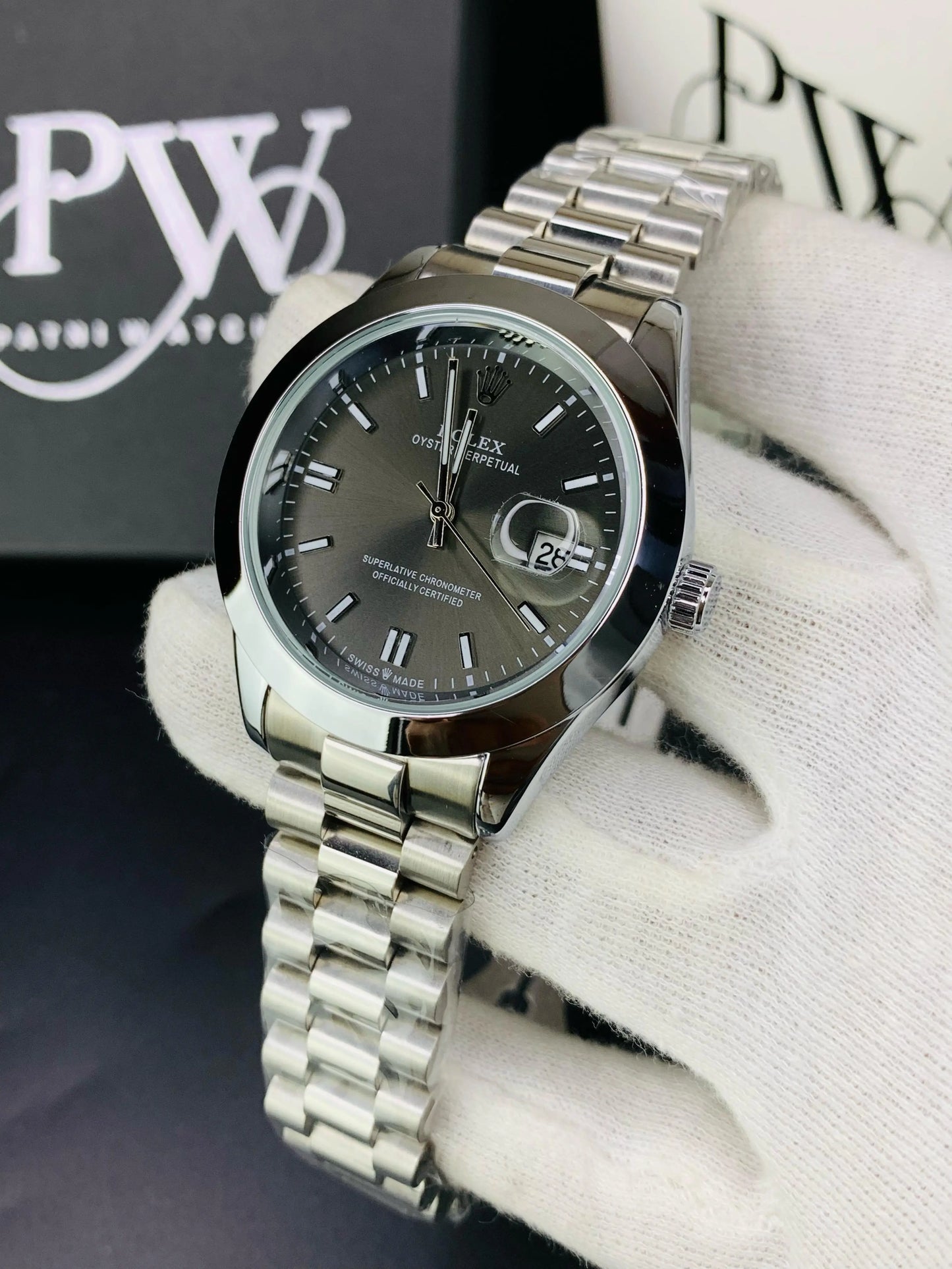Oyestar Model (Black) Patni Watches