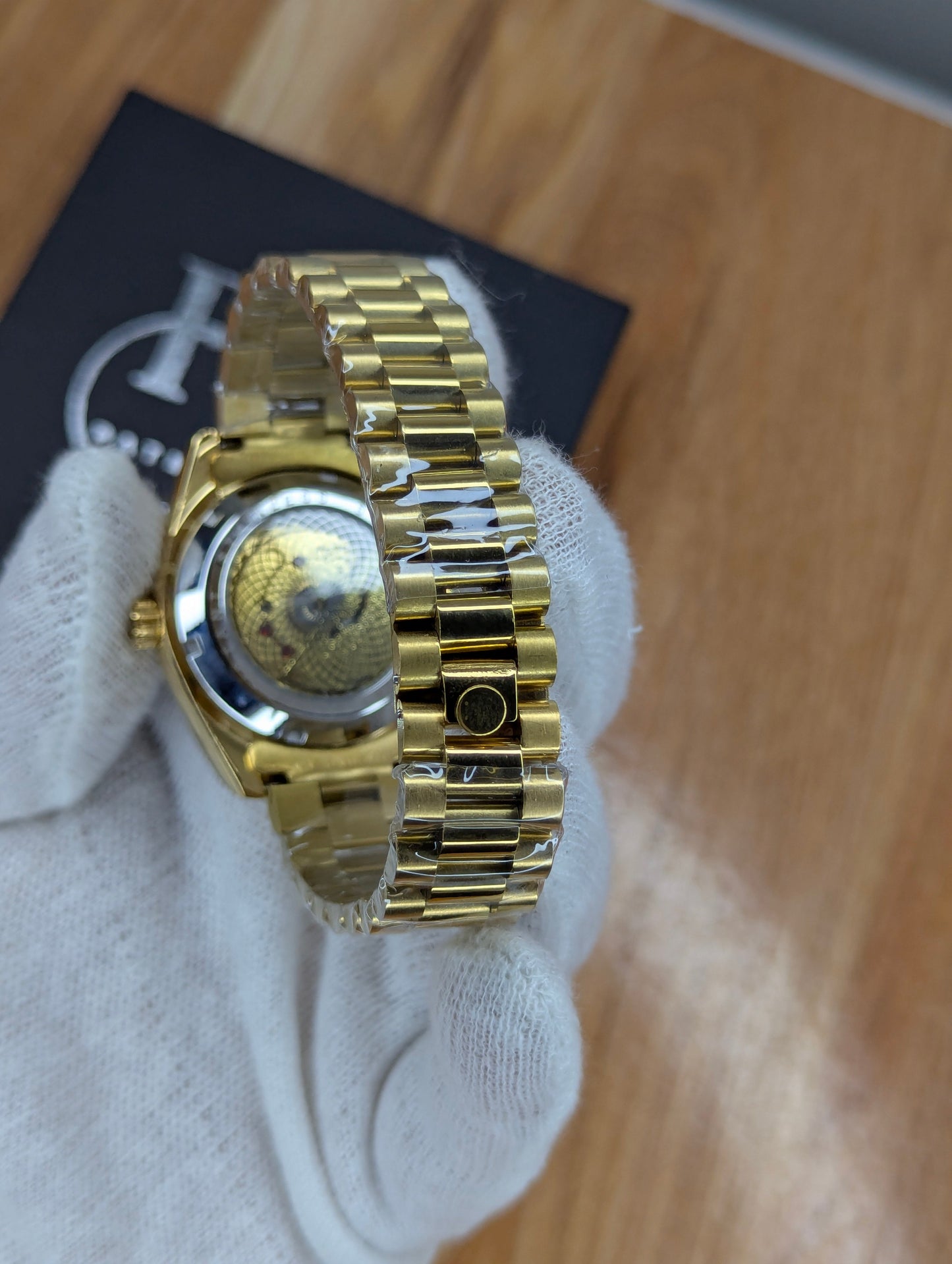 Stone Gold Model (Blue) Patni Watches