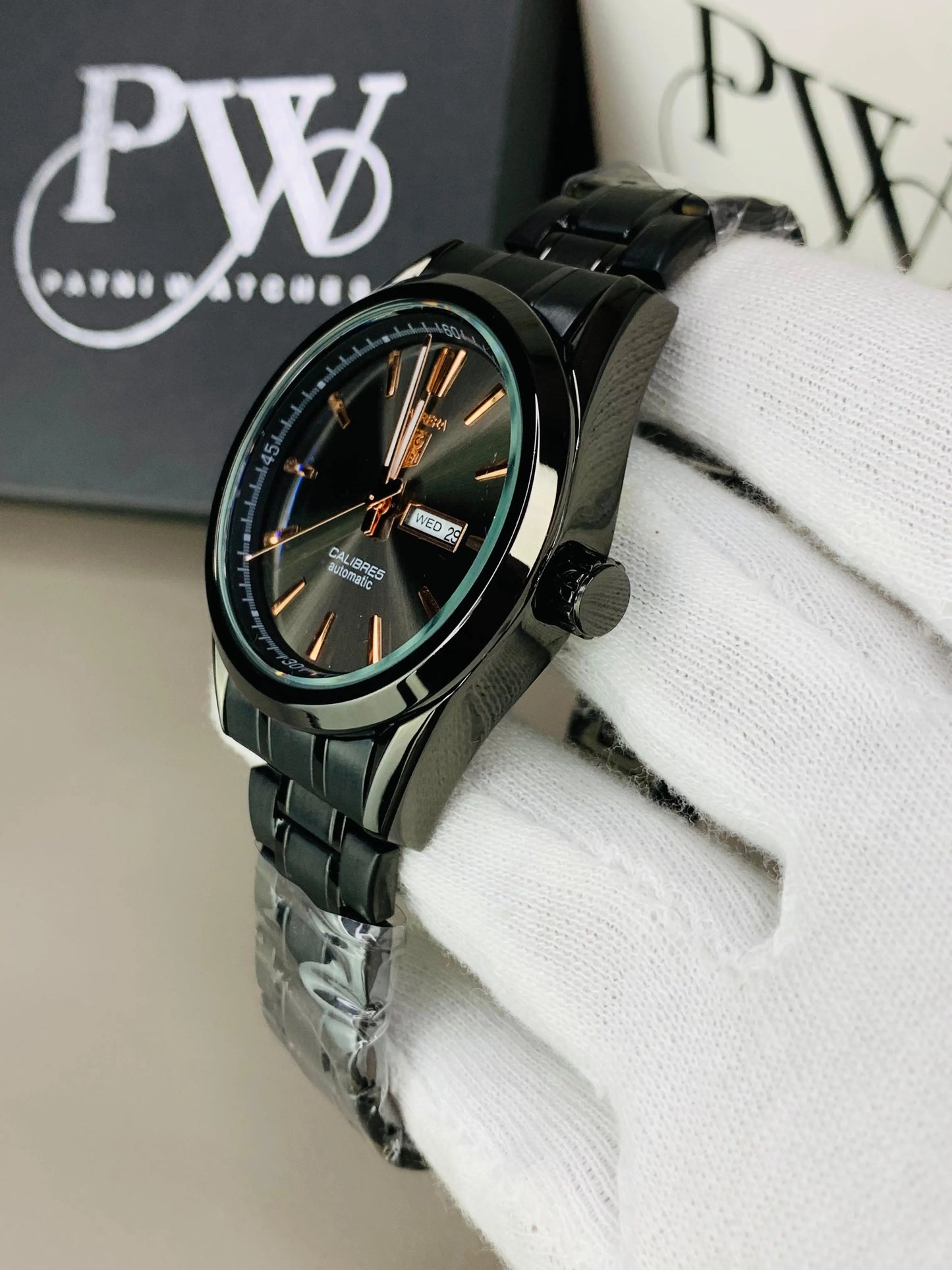 Tag Chain Model (Black) Patni Watches