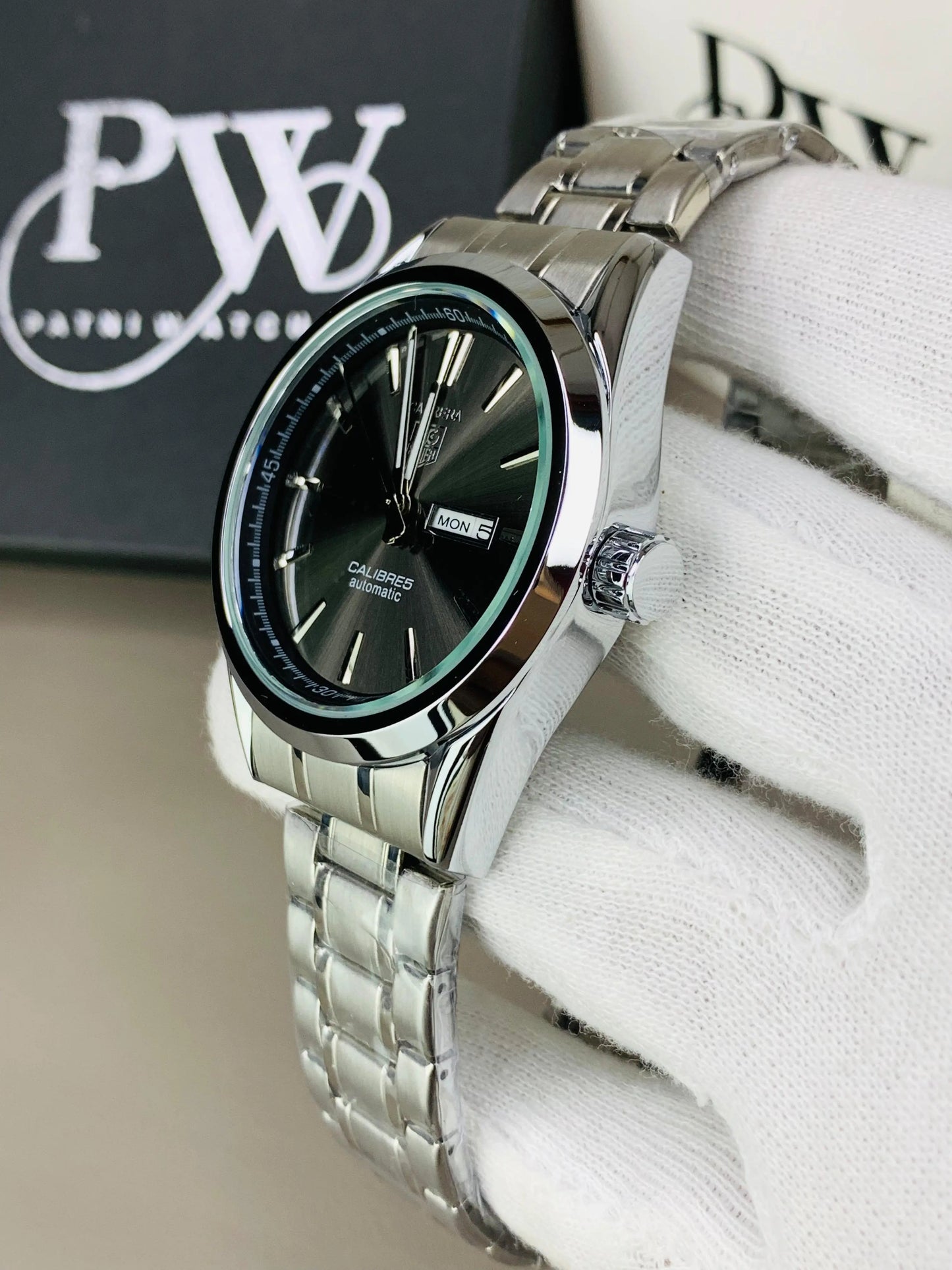 Tag Chain Model (Silver) Patni Watches