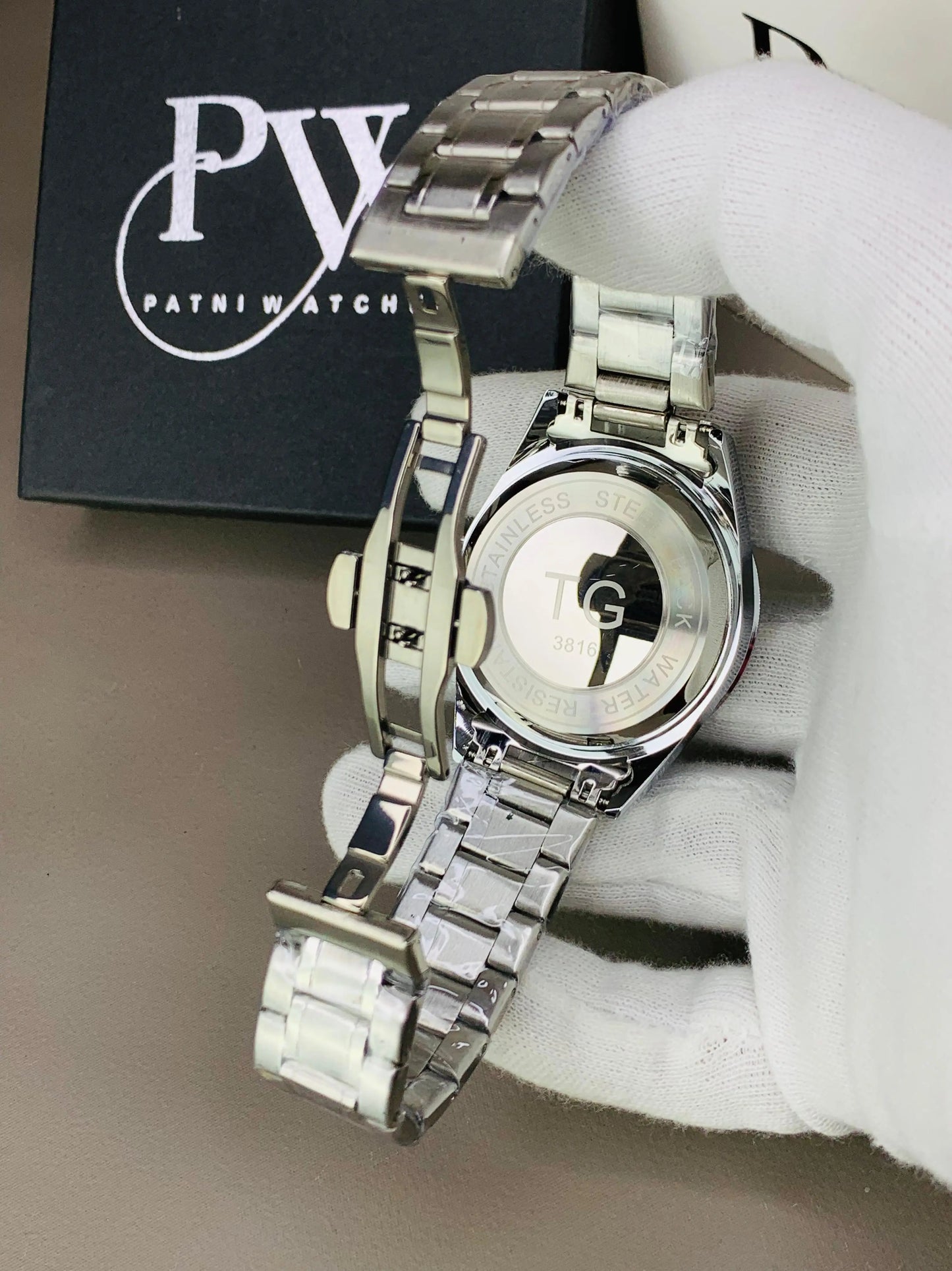 Tag Chain Model (Silver) Patni Watches
