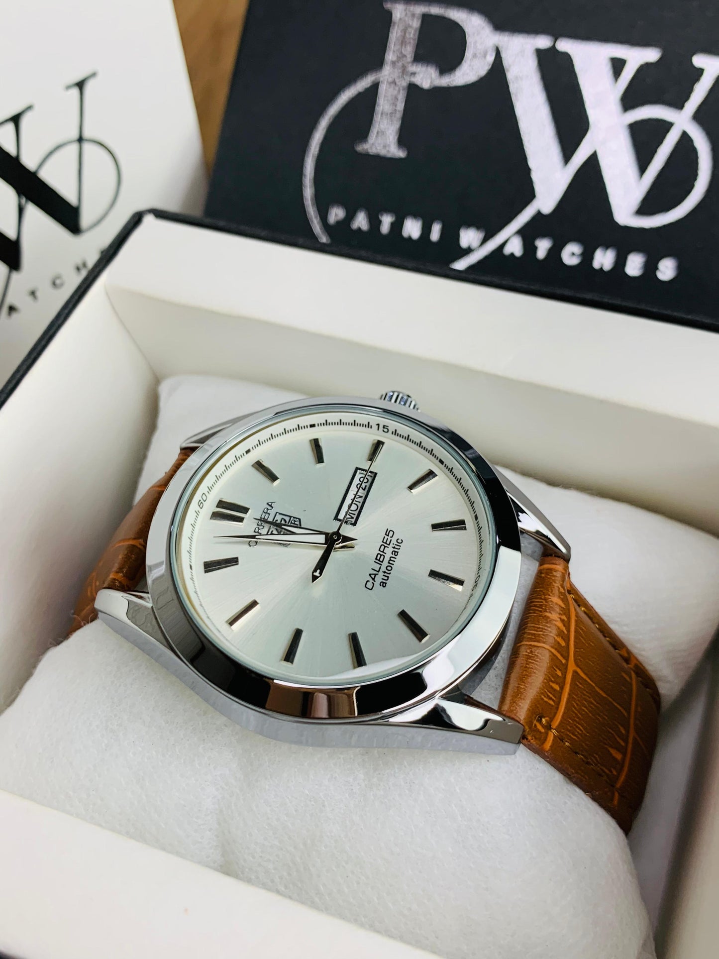 BROWN TAG MODEL - QUARTZ Patni Watches