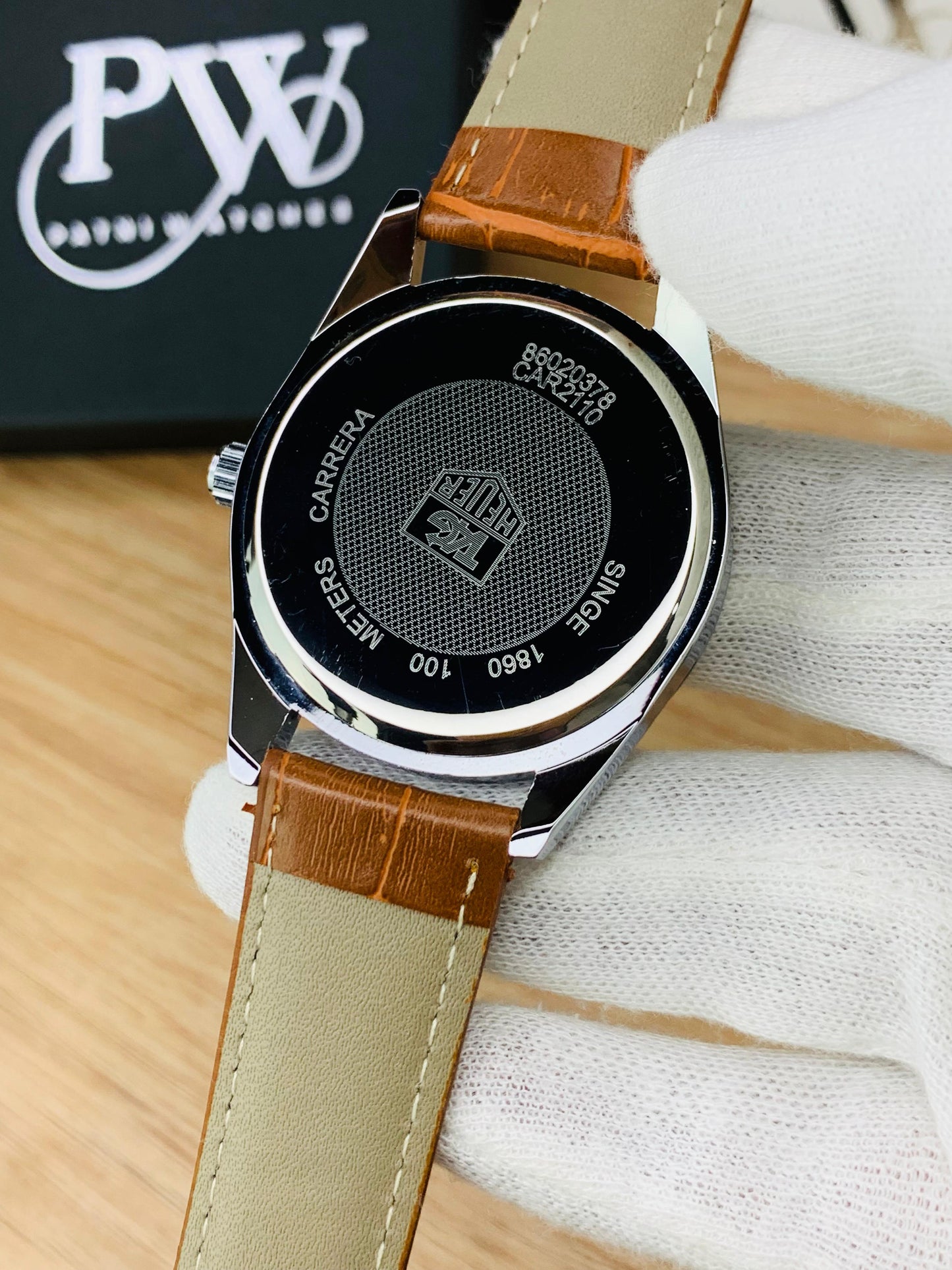 BROWN TAG MODEL - QUARTZ Patni Watches