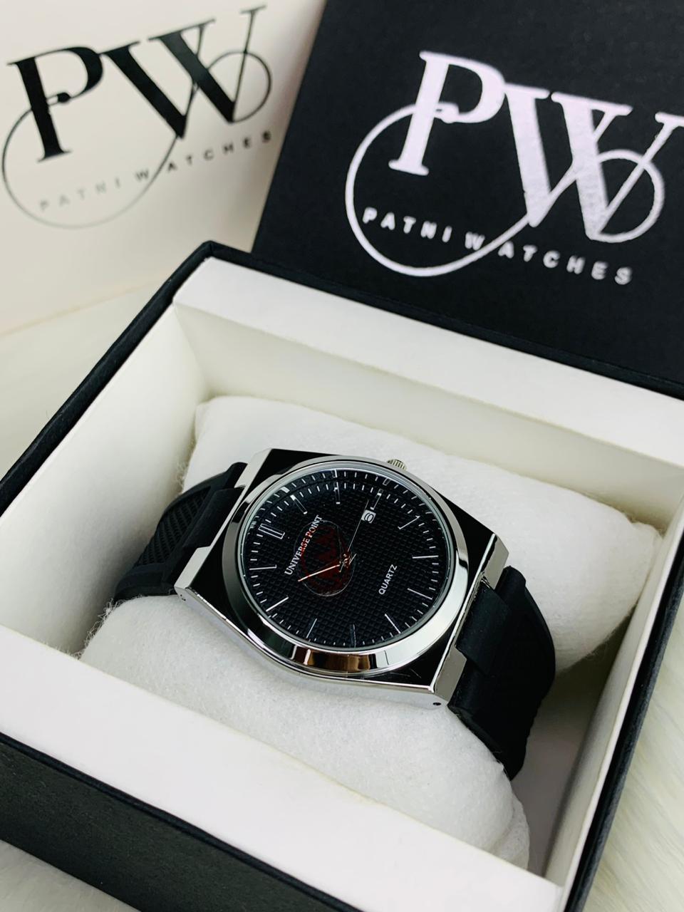 Universe Point Model (Silver Black) Patni Watches