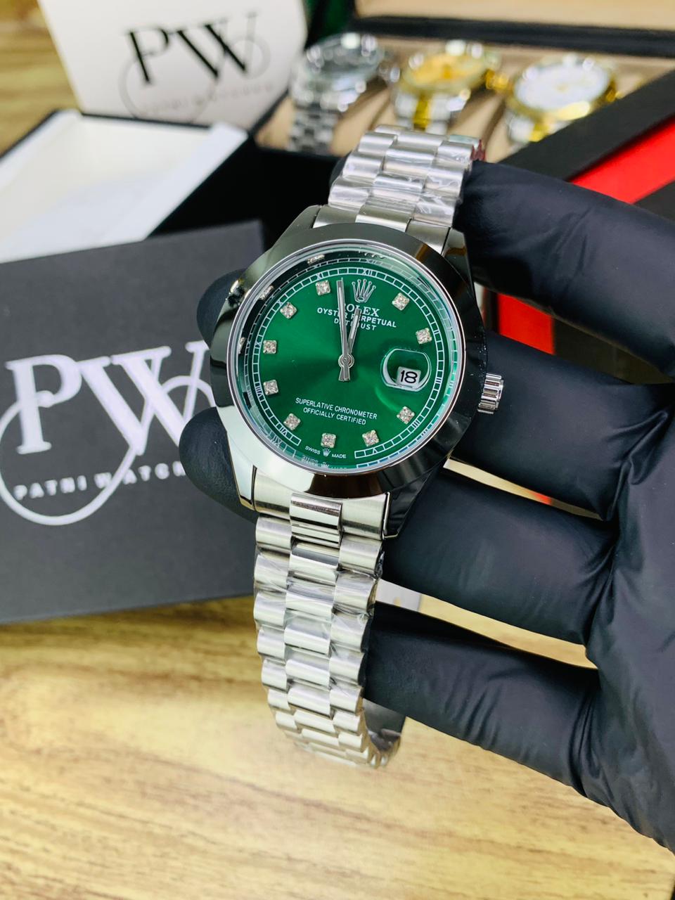 Stone Model (Green) Patni Watches