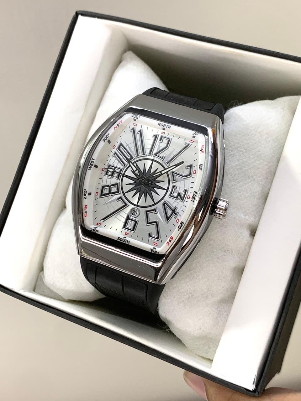 FM Model (Black White) Patni Watches