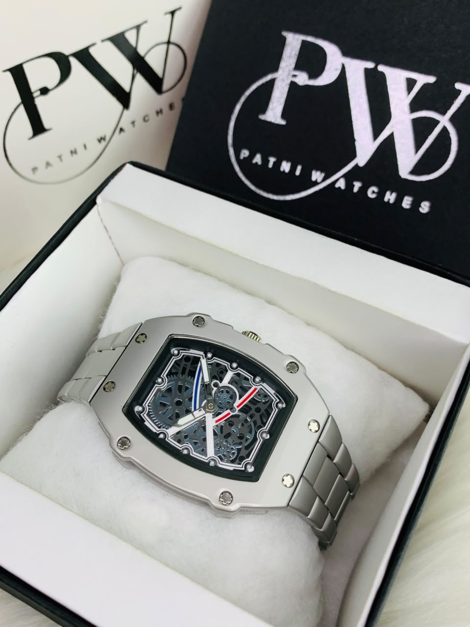 RM 67-02 Model (Silver) Patni Watches