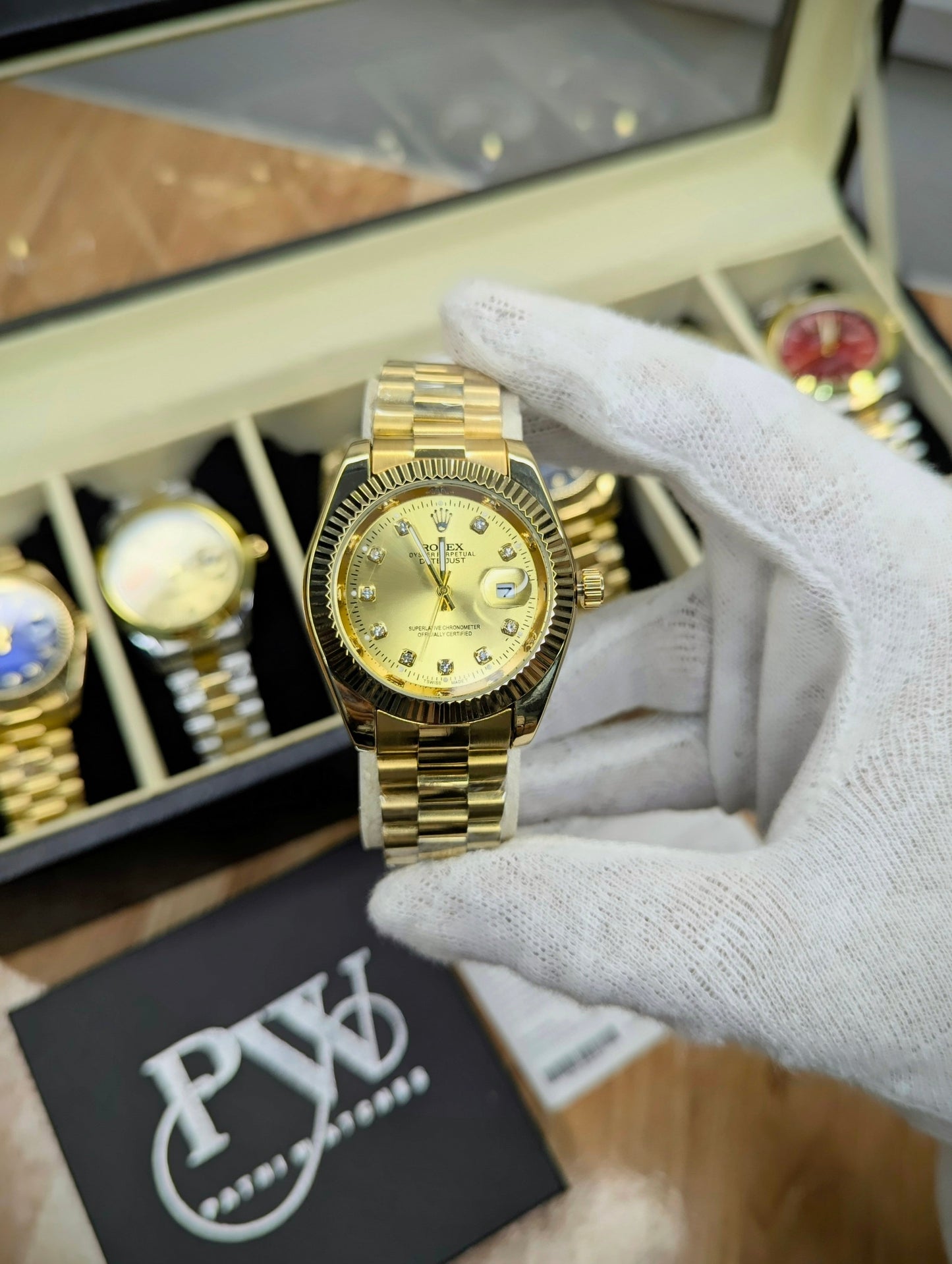 Stone Gold Model (Gold) Patni Watches