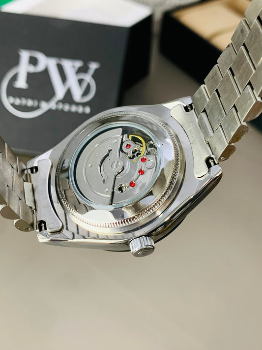 Arabic Two Tone Model (White) Patni Watches