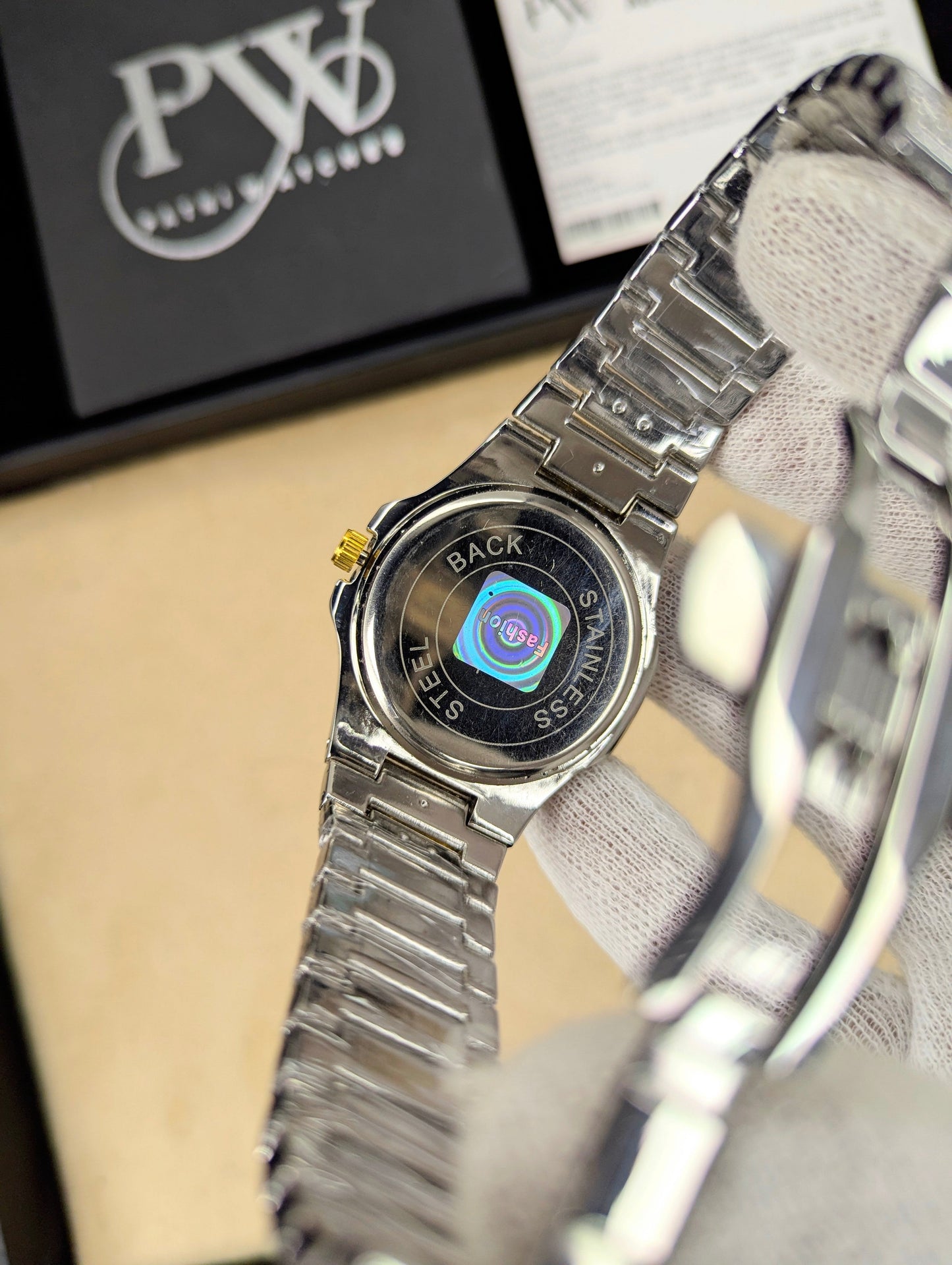 PP Full Stone Two Tone Model (Gold) Patni Watches