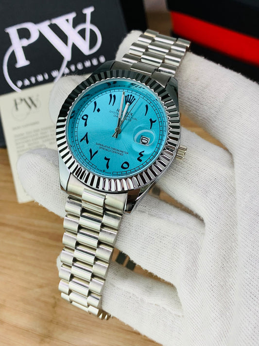 Arabic Silver Model (Tiffany) Patni Watches