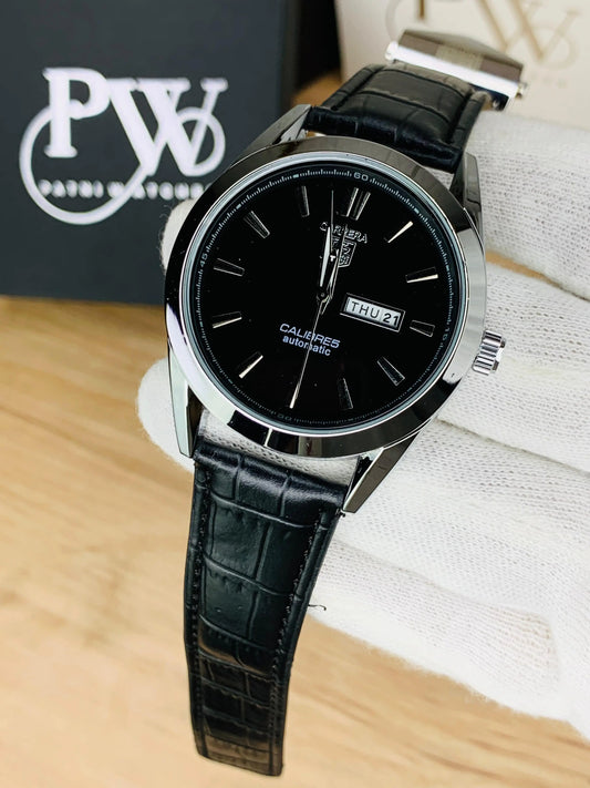 BLACK TAG MODEL - QUARTZ Patni Watches