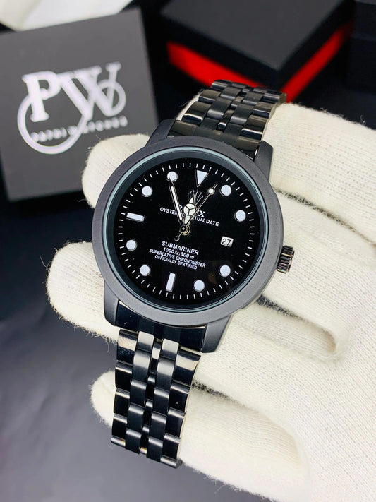 Black Ring Model - Quartz Patni Watches