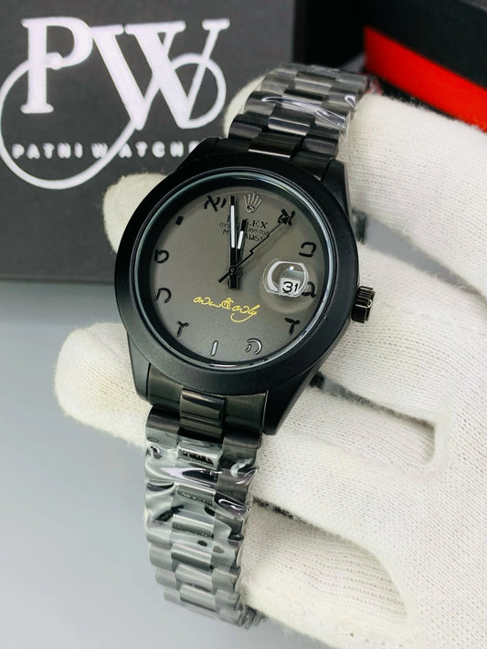 Full Black Branded Model - Quartz Patni Watches