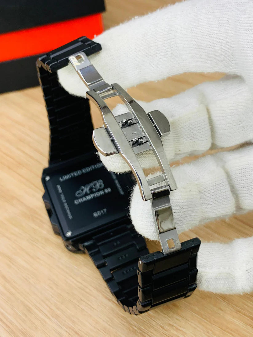 HB SQ Model (Black) Patni Watches