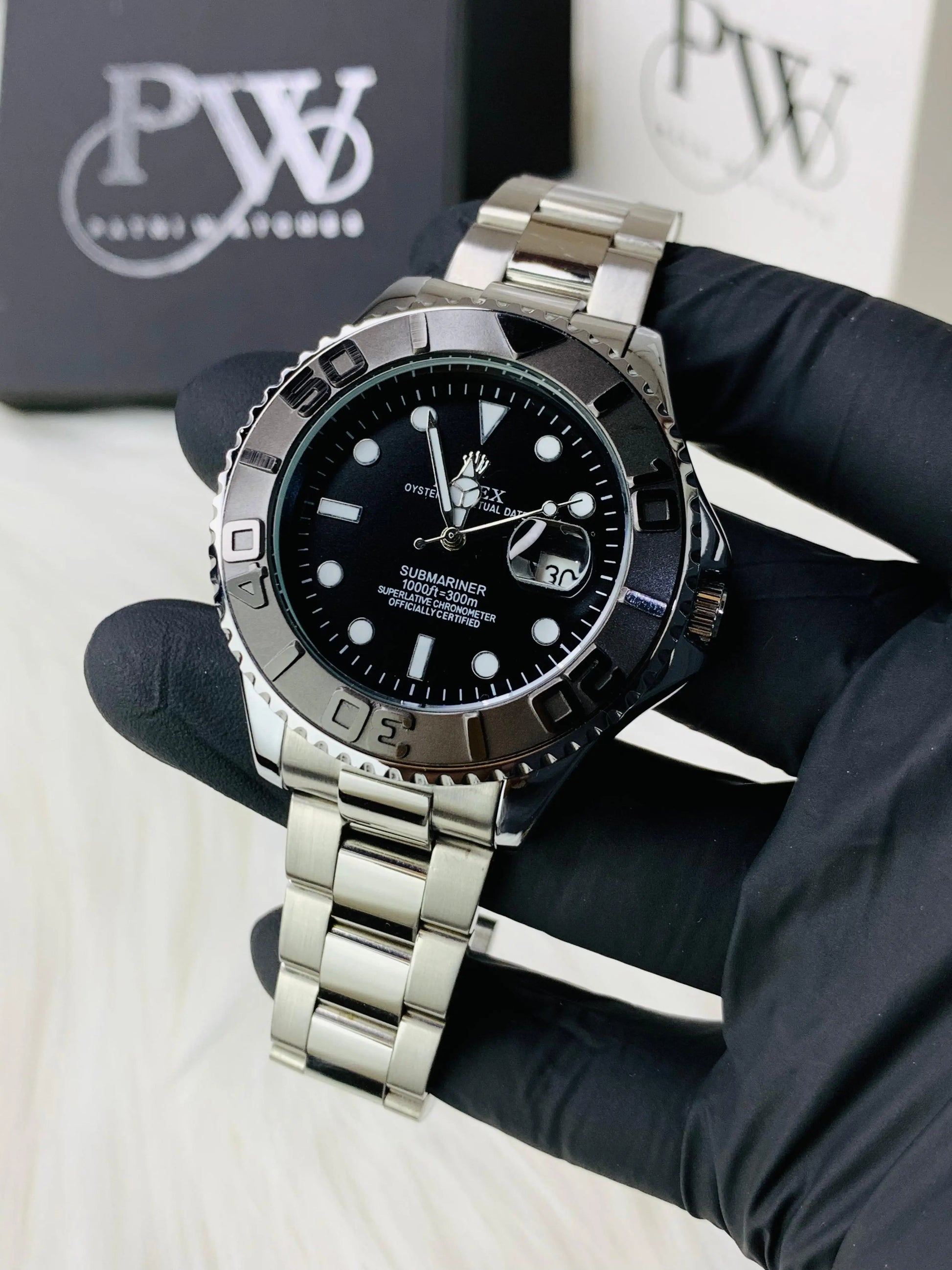 New YM Chain Silver Patni Watches
