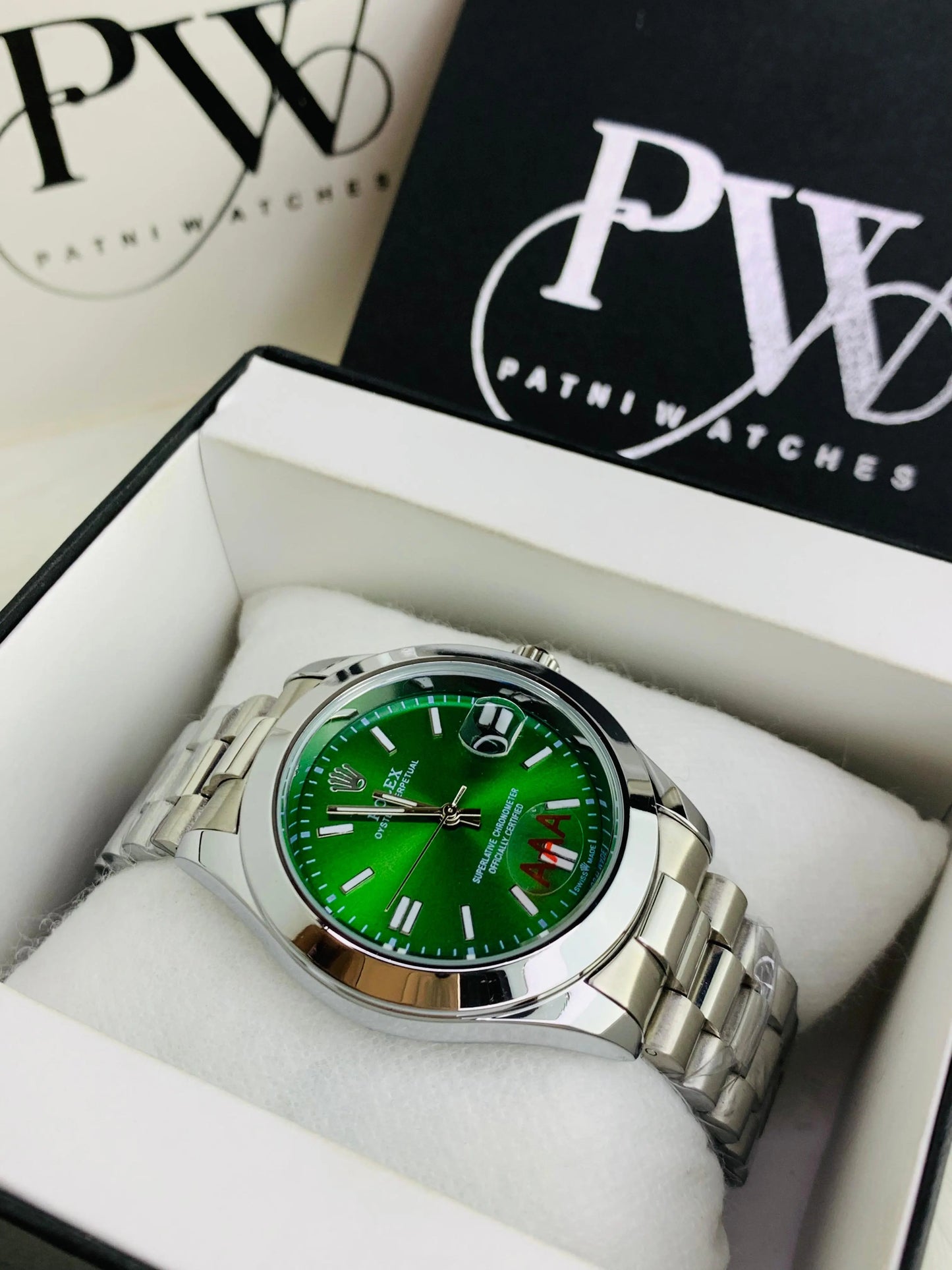 Oyestar Model (Green) Patni Watches