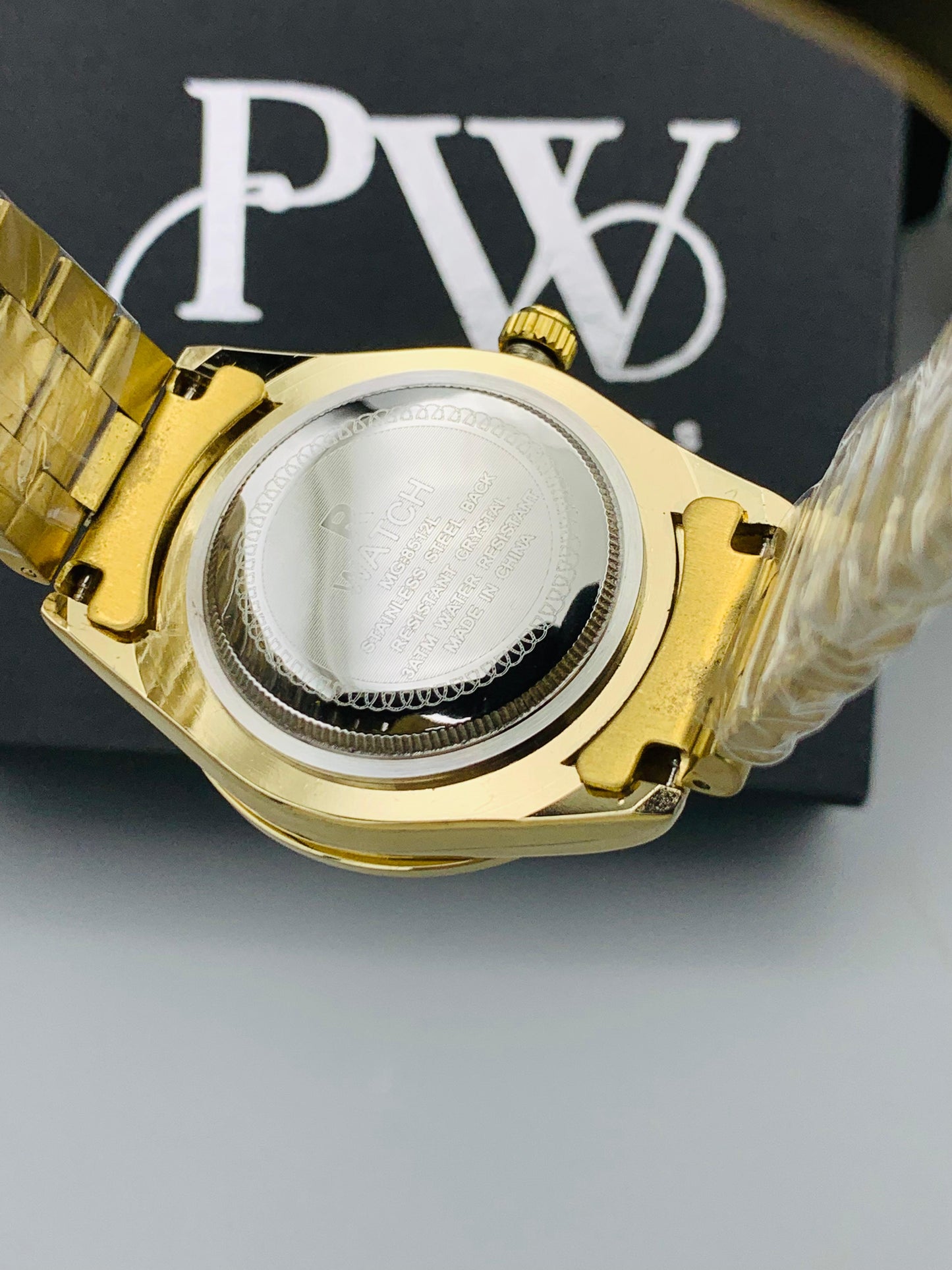 New Branded Full Gold Skeleton Model (White)