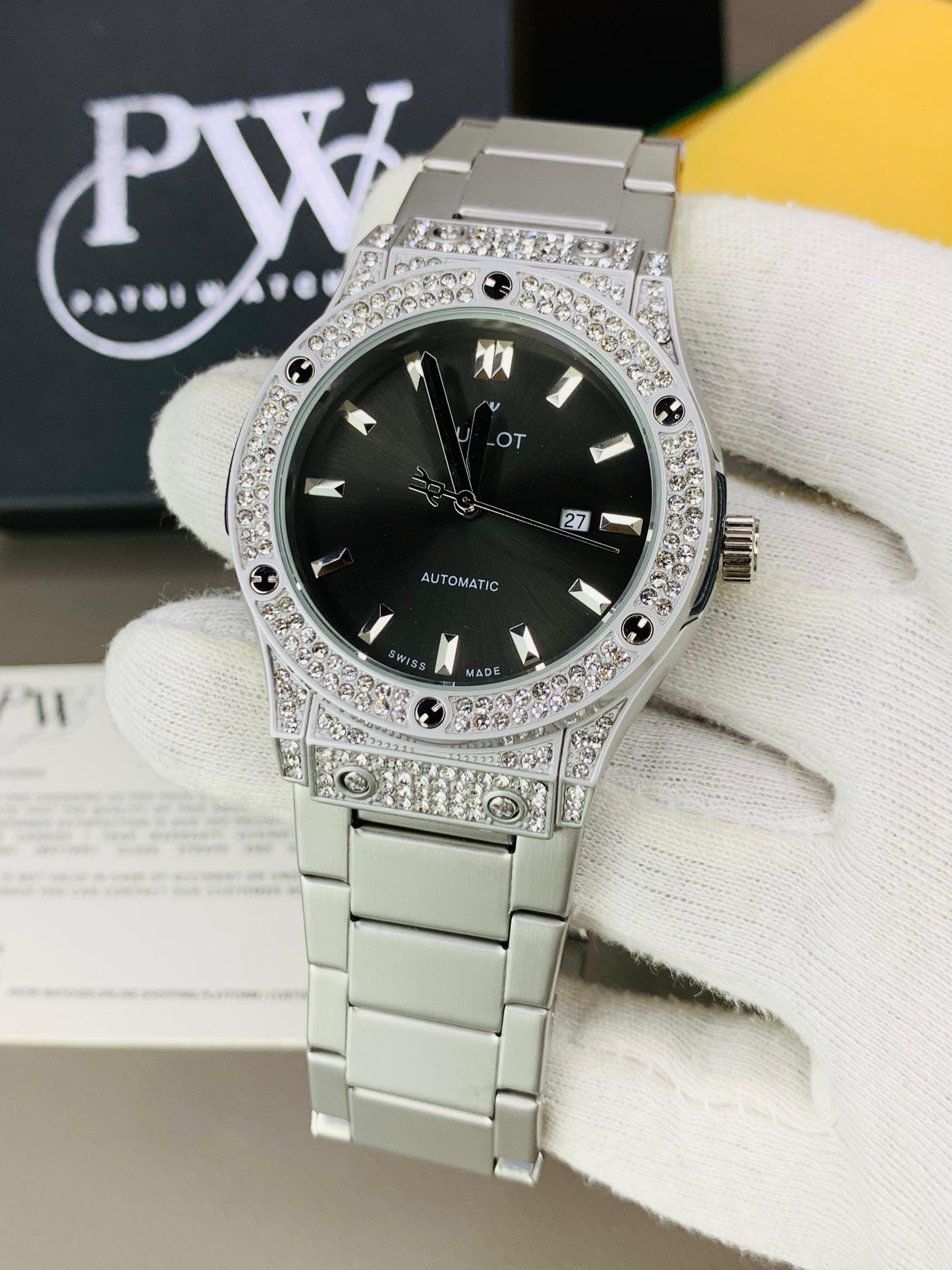 HB Stone Model (Black) Patni Watches
