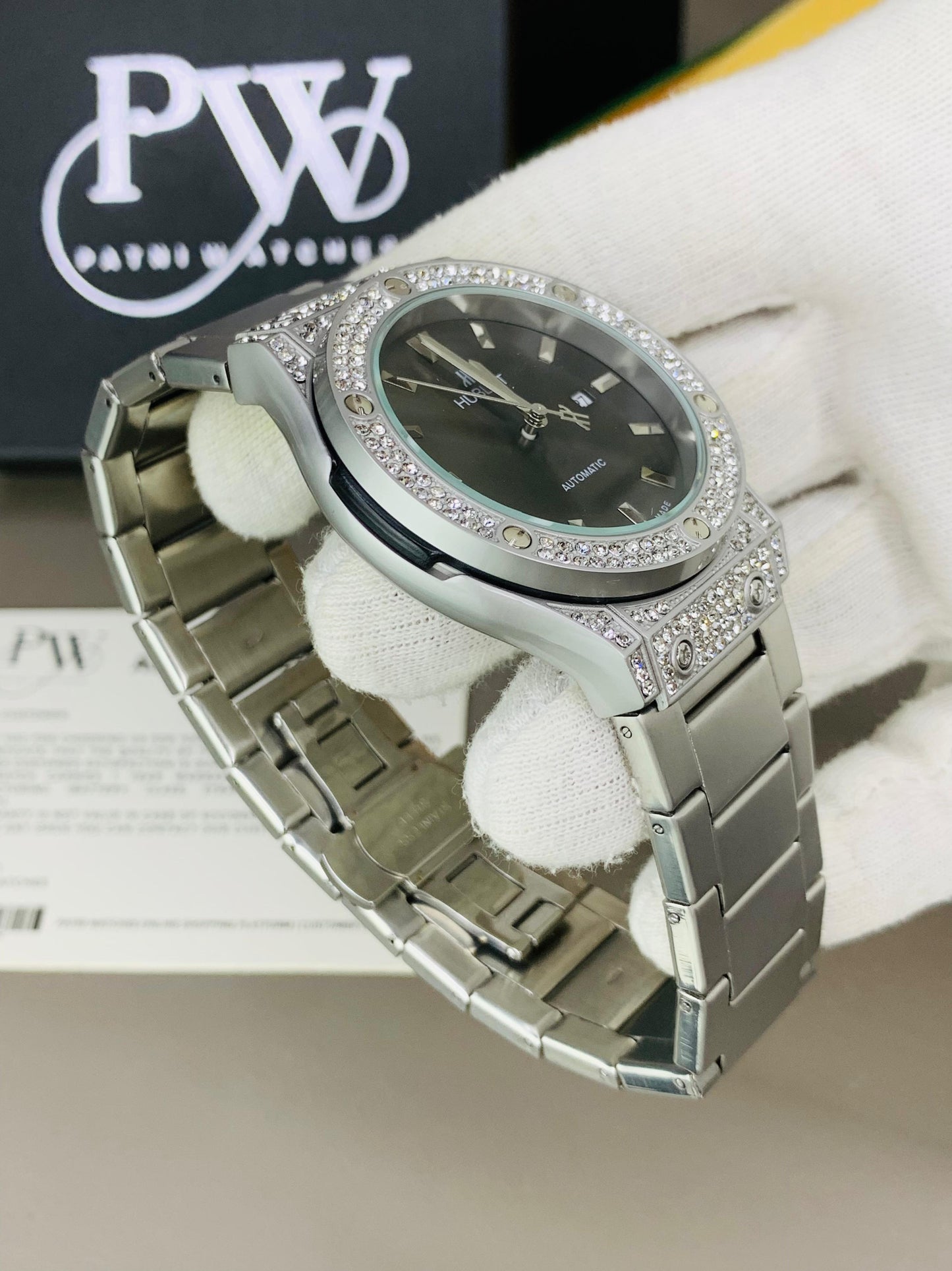 HB Stone Model (Black) Patni Watches