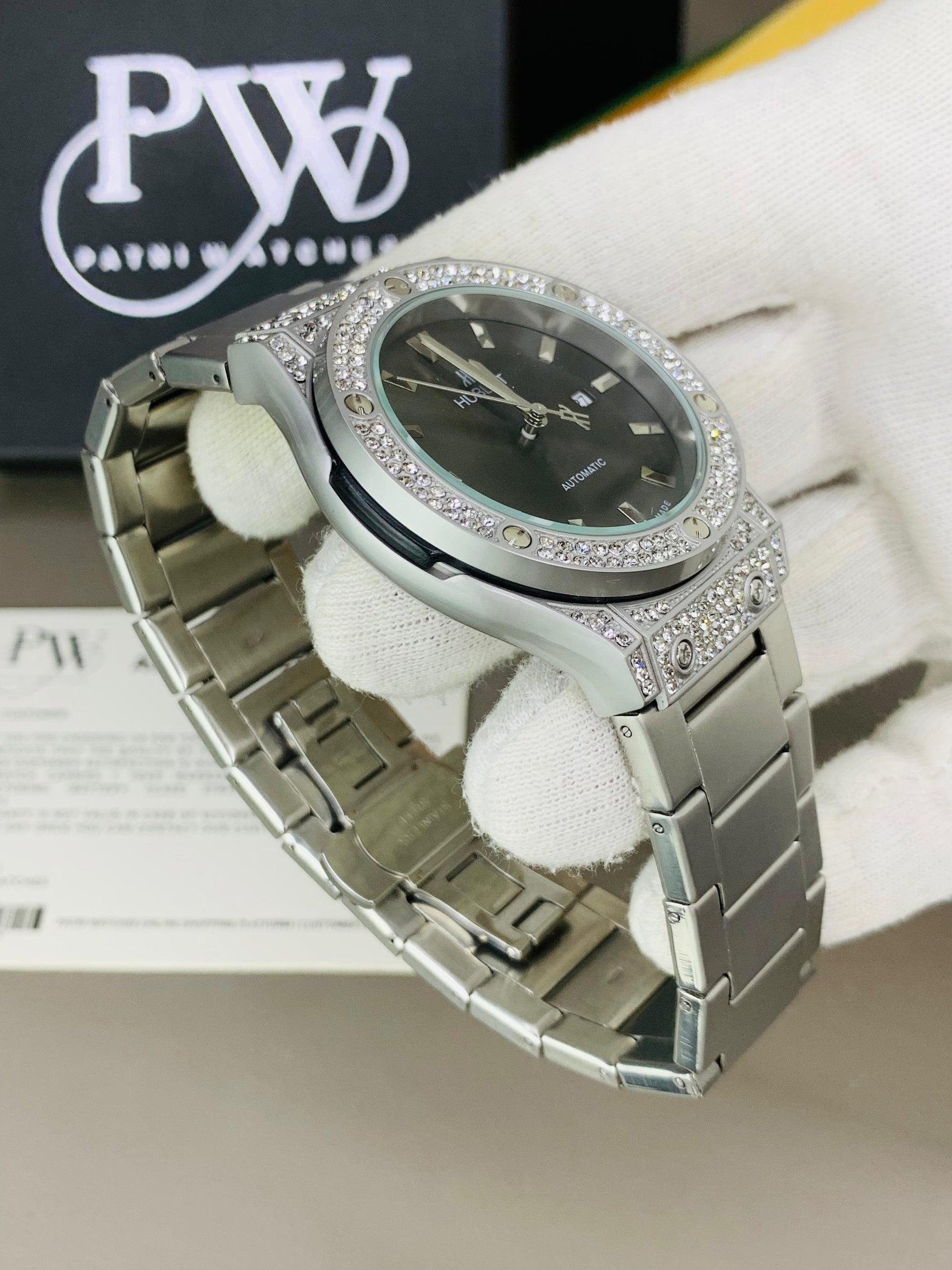 HB Stone Model (Black) Patni Watches