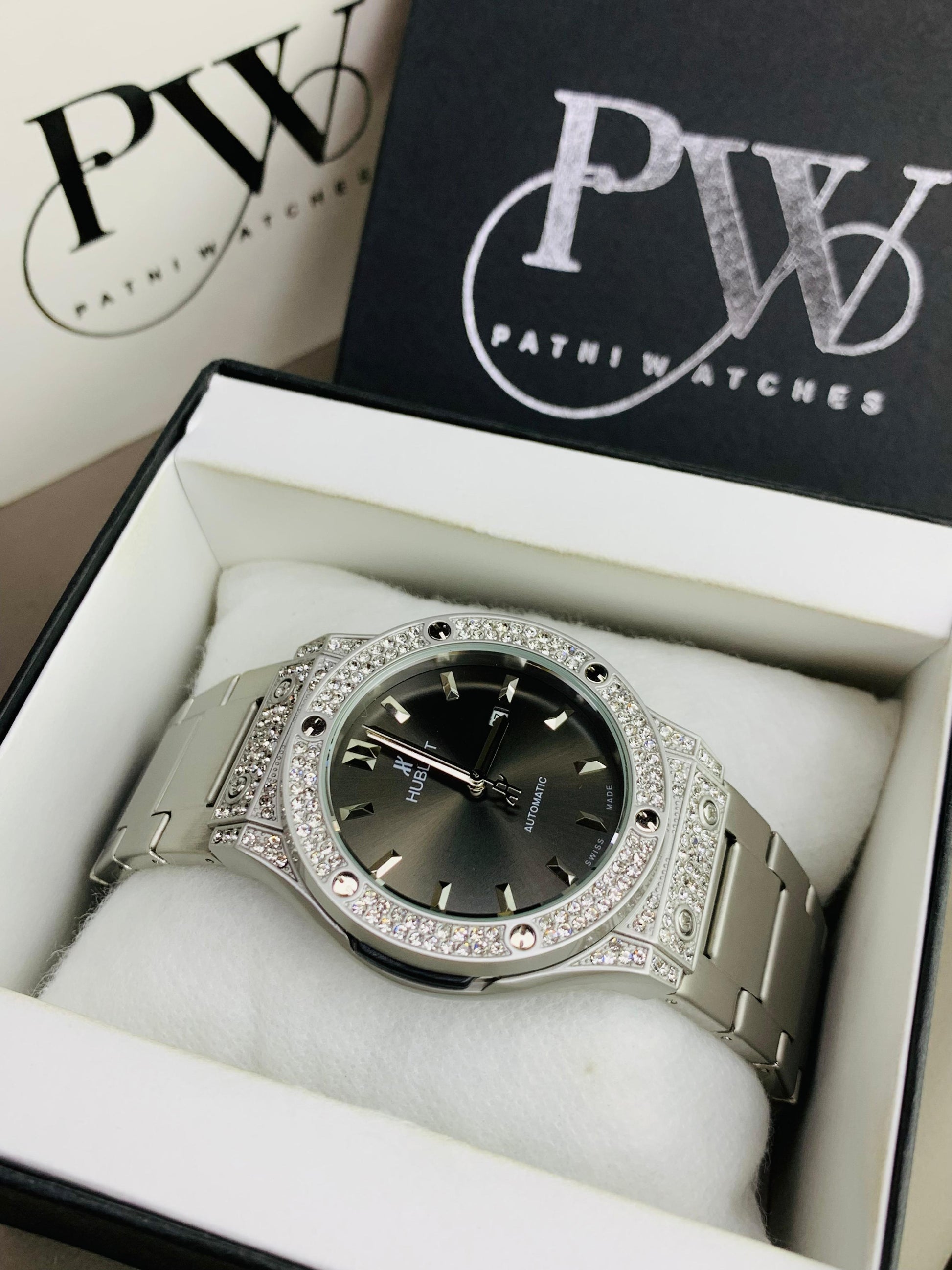 HB Stone Model (Black) Patni Watches