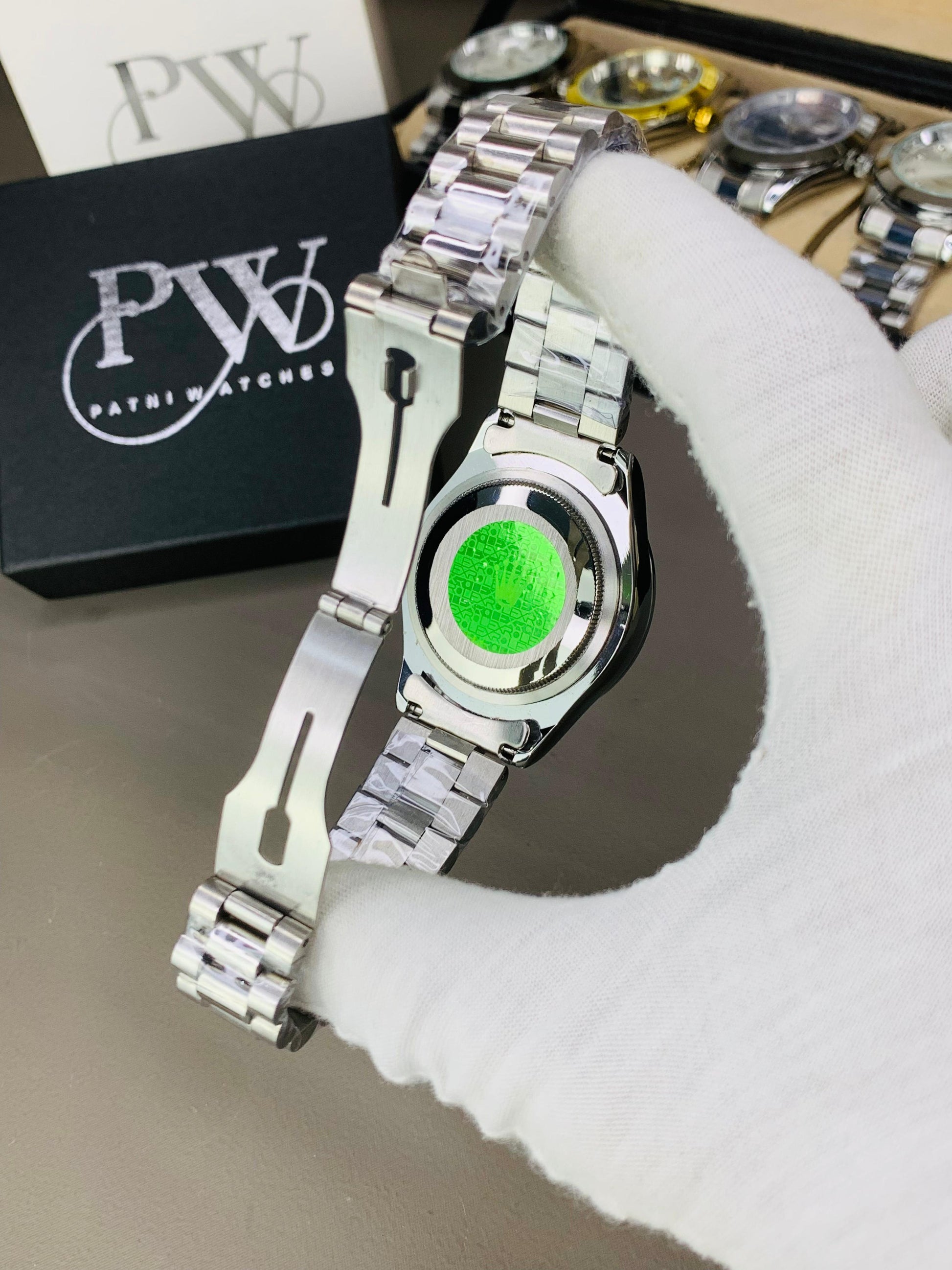 Stone Model (Silver) Patni Watches