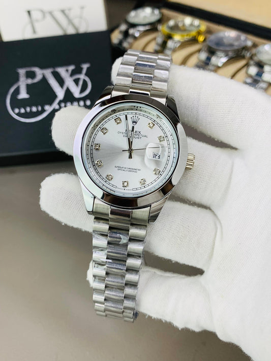 Stone Model (Silver) Patni Watches