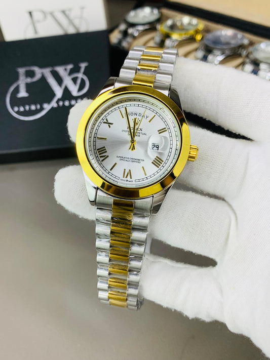 Roman Dial Model (White) Patni Watches
