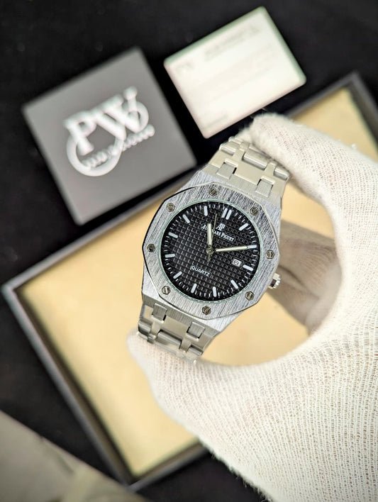 AP Royal Oak (Black) Patni Watches