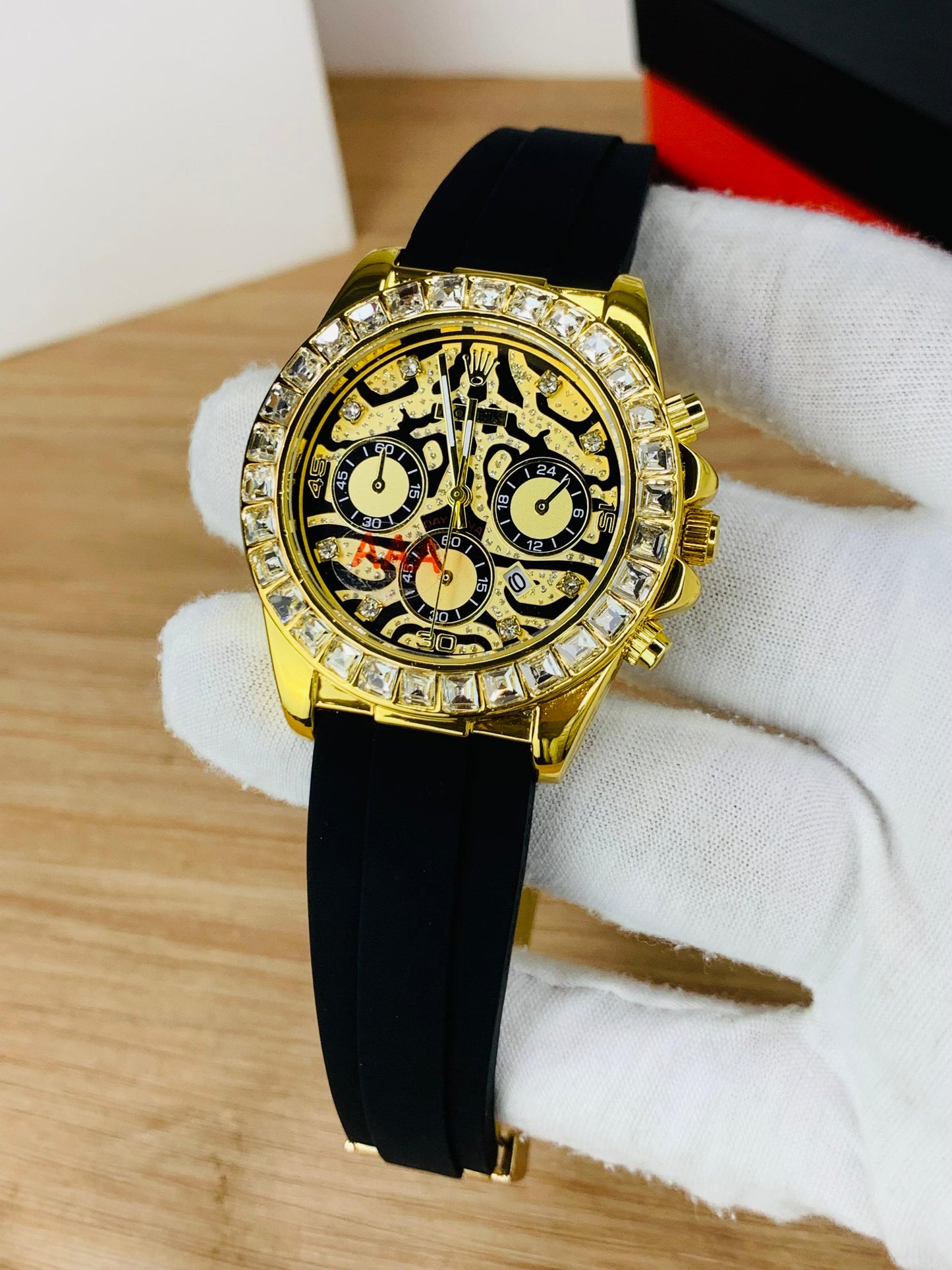 Daytona Stone Strap (Tiger) Patni Watches