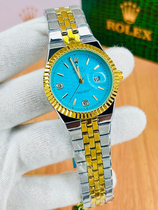 Land Dweller 2025 Two Tone (Tifany Blue) Patni Watches