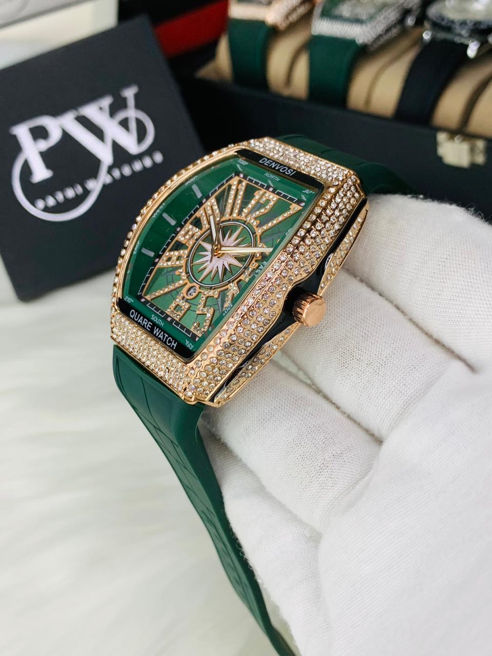 FM Stone Model (Green Rose Gold) – Patni Watches