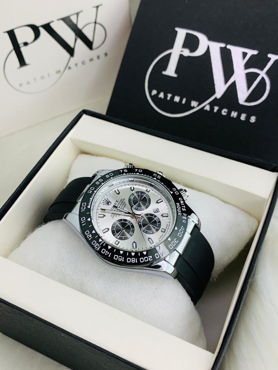 Daytona (White) Patni Watches