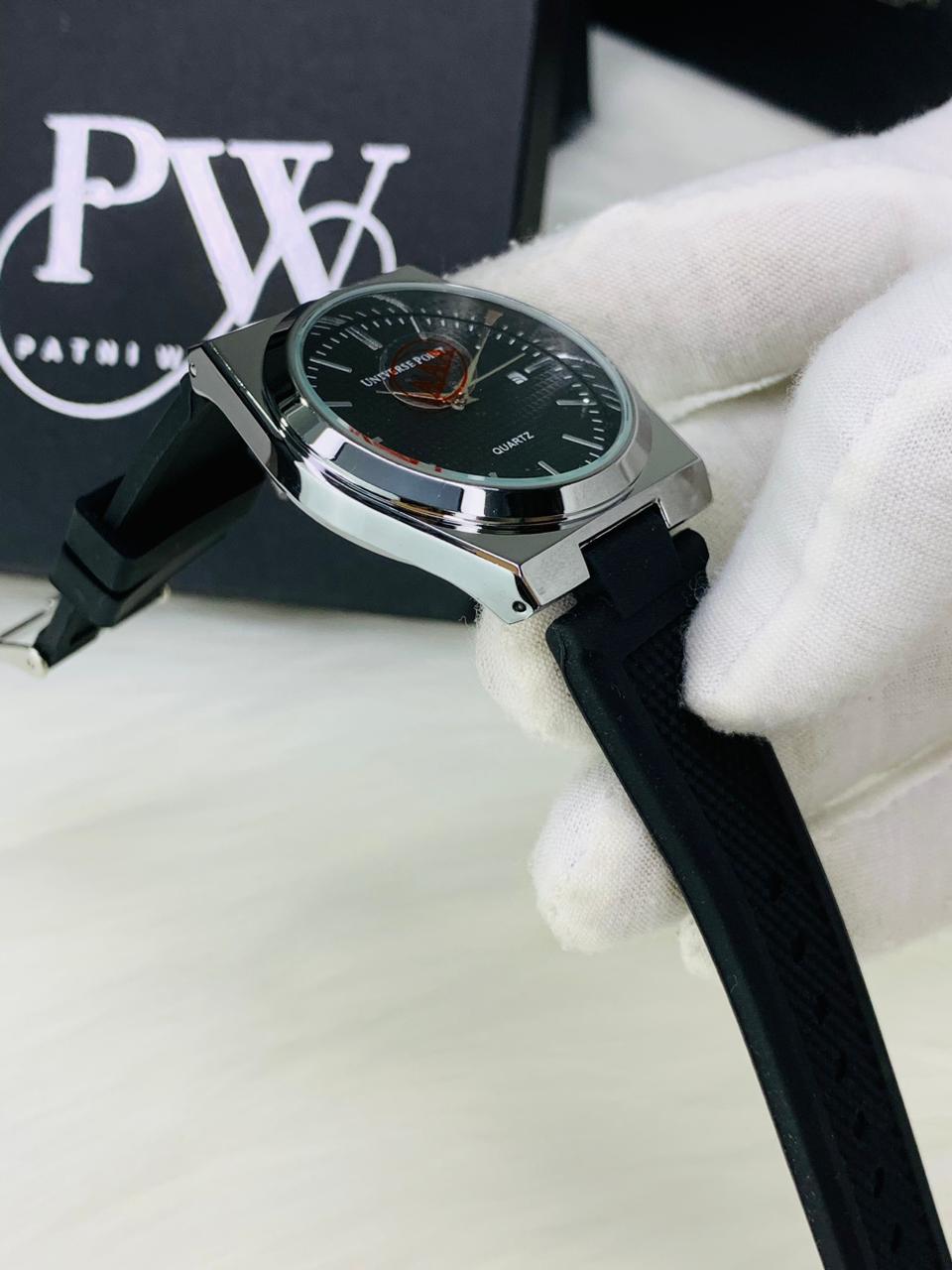 Universe Point Model (Silver Black) Patni Watches