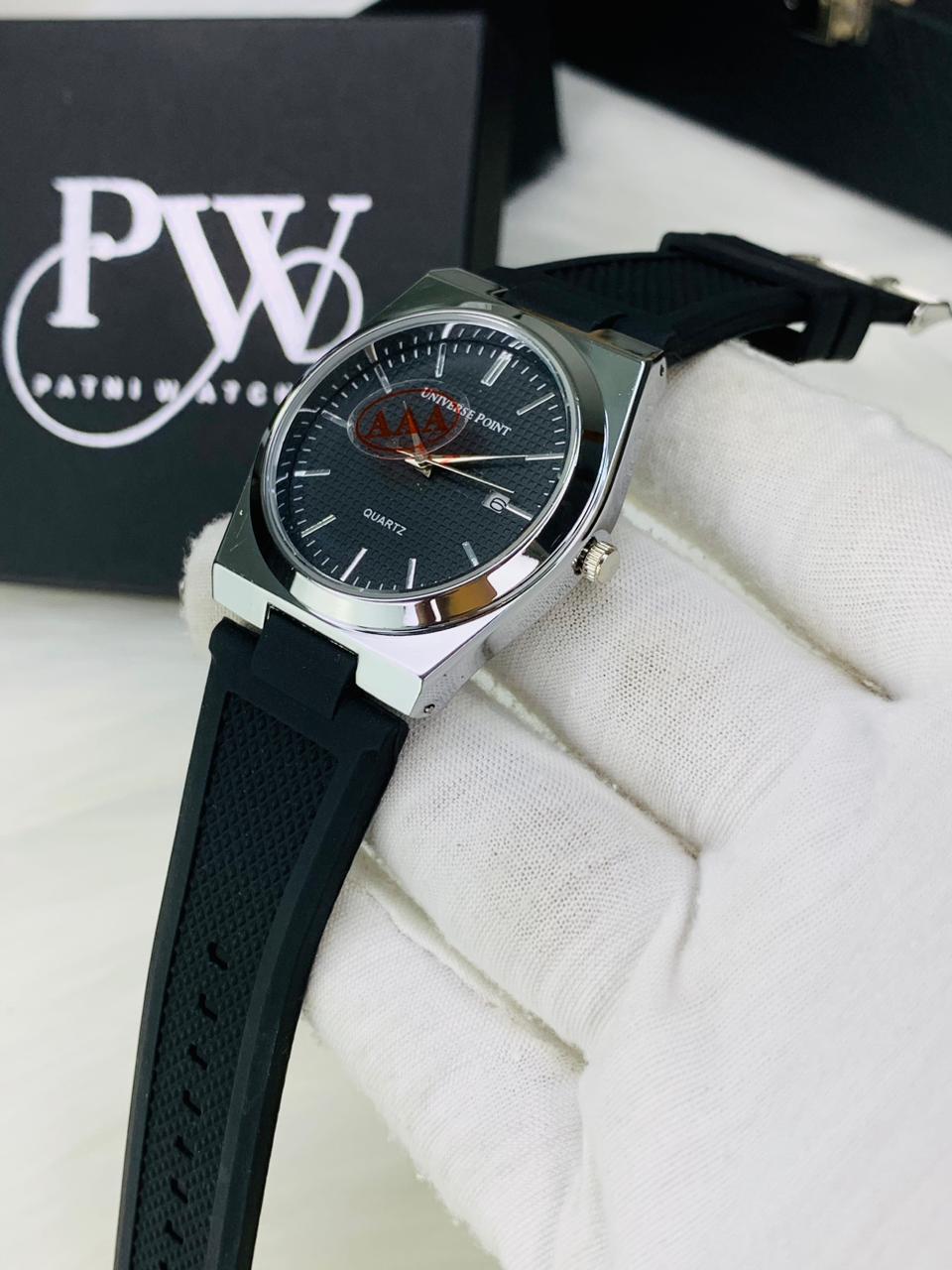Universe Point Model (Silver Black) Patni Watches