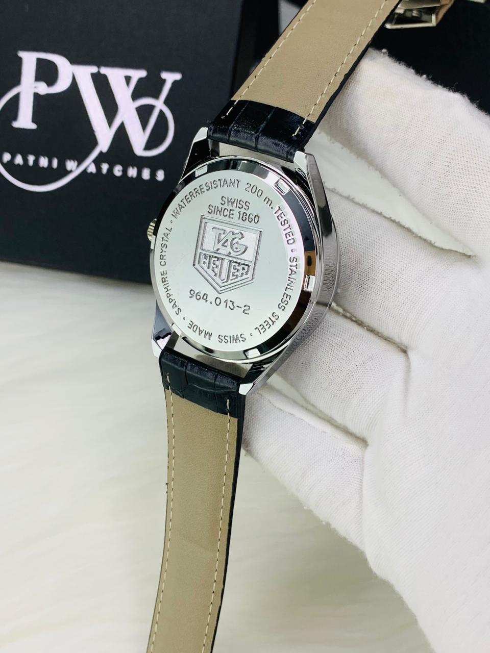 TAG Model - Black (White) Patni Watches