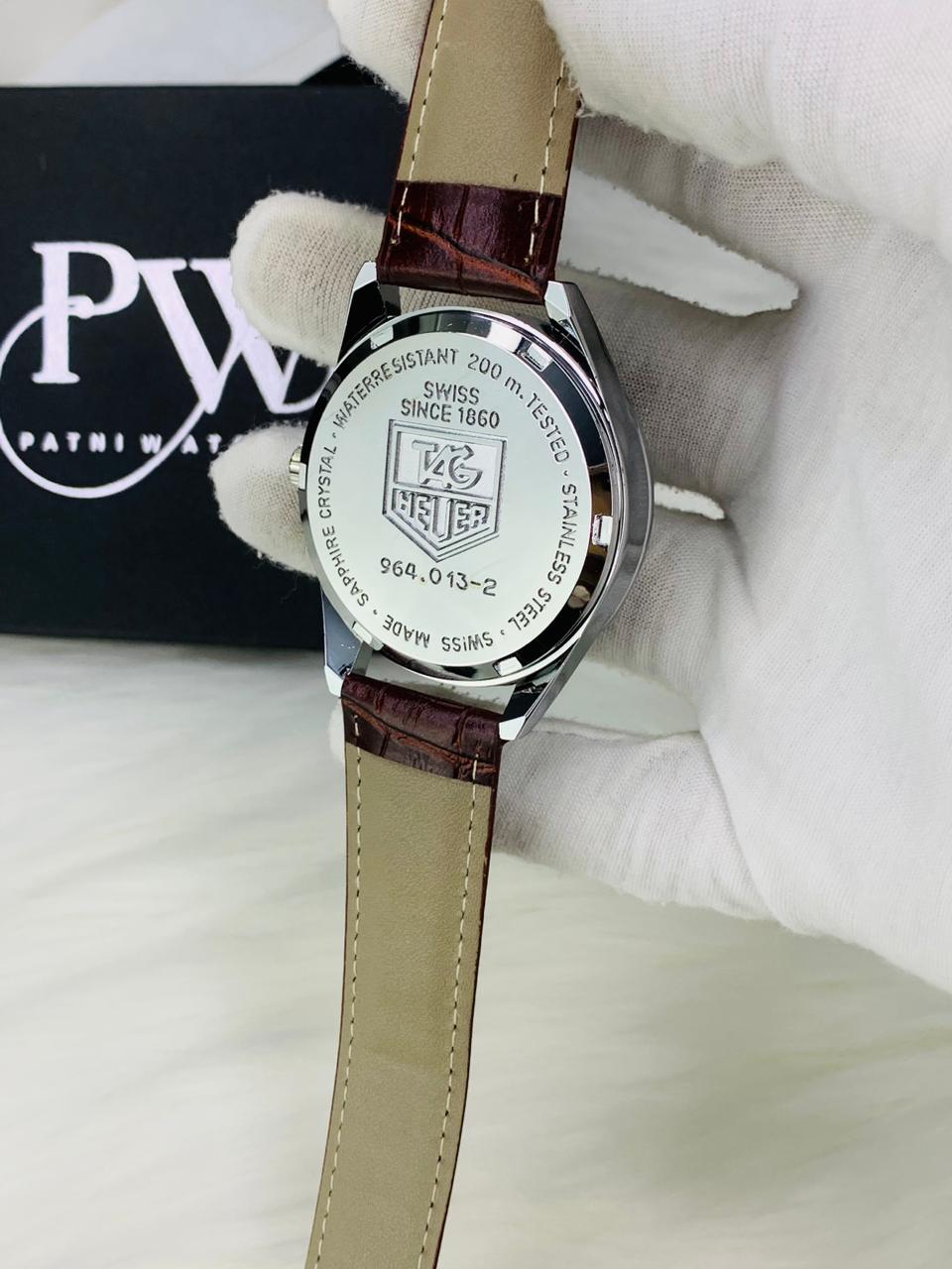 TAG Model - Brown White Patni Watches