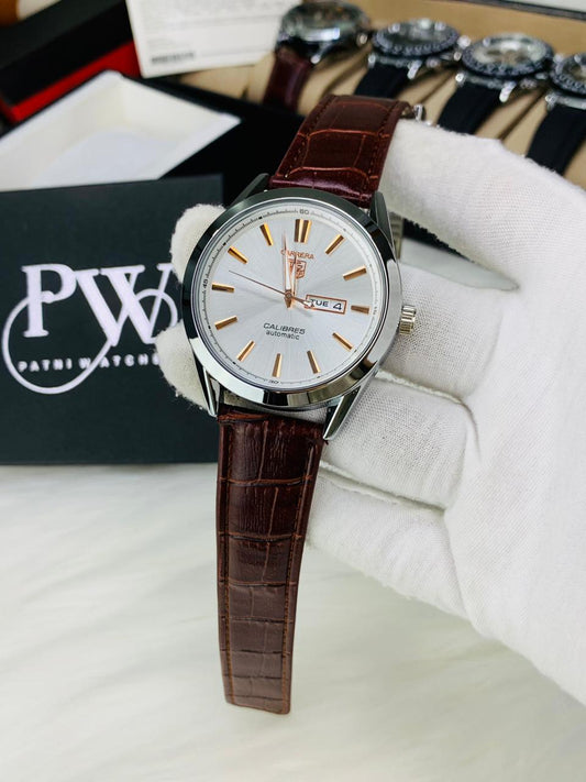 TAG Model - Brown White Patni Watches