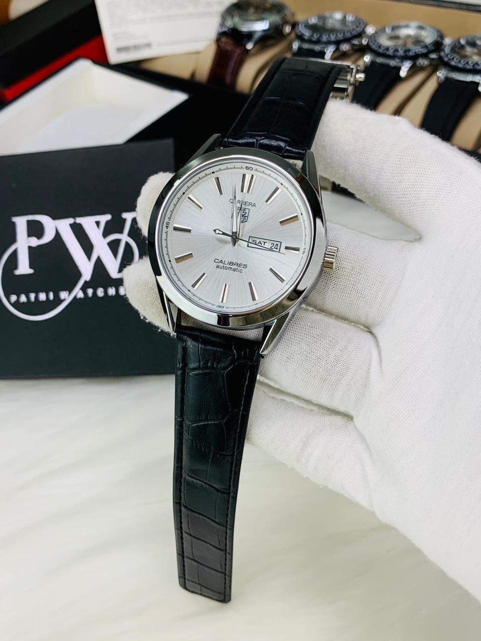 TAG Model - Black (White) Patni Watches